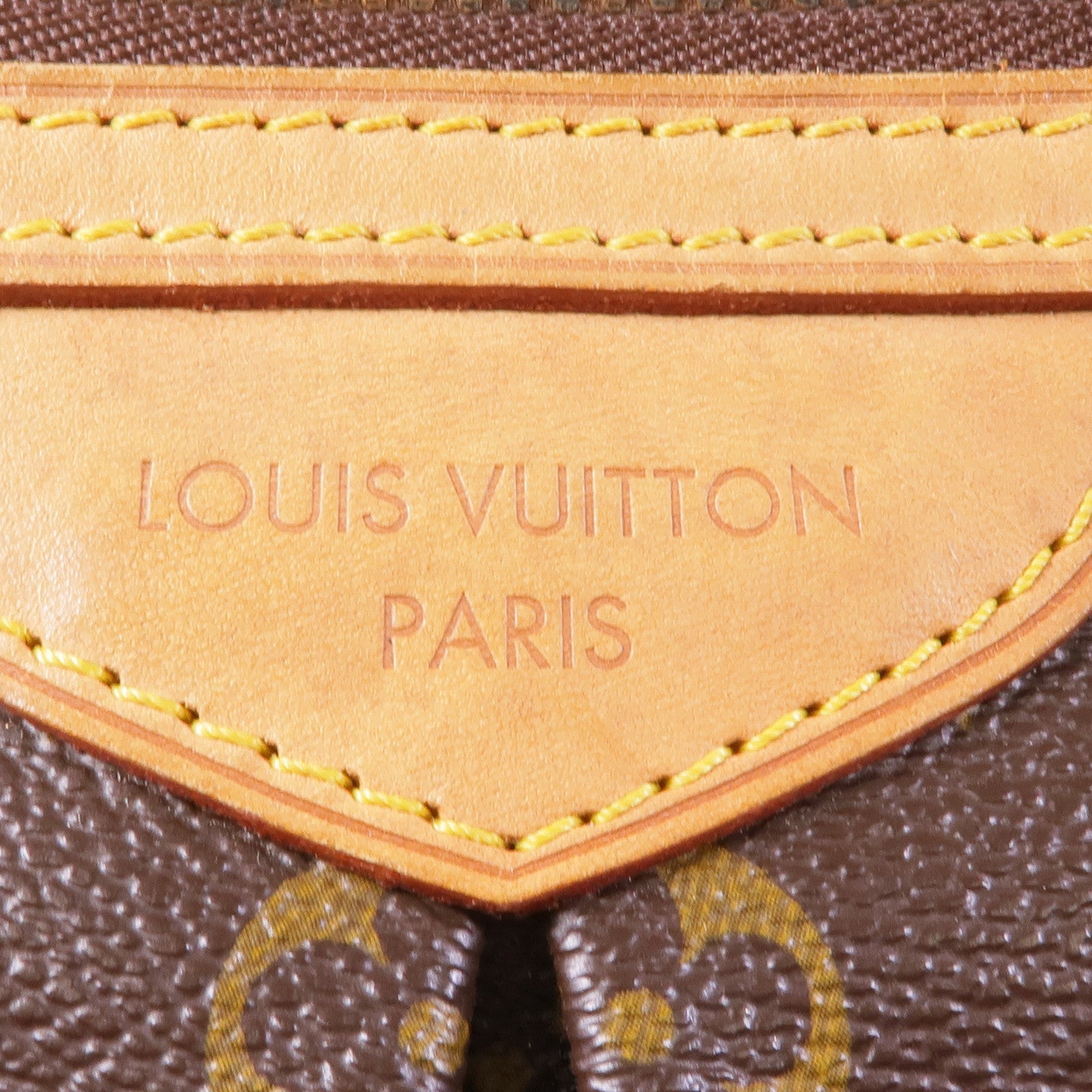 LOUIS VUITTON Monogram Palermo PM金扣手挽肩背兩用袋棕色