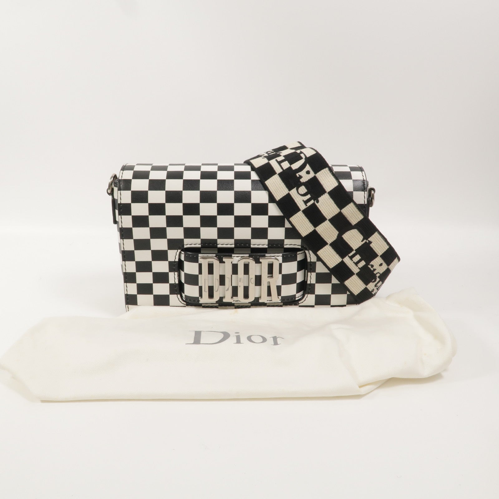 Dior 牛皮皮革Dior Evolution Flap Bag肩背袋