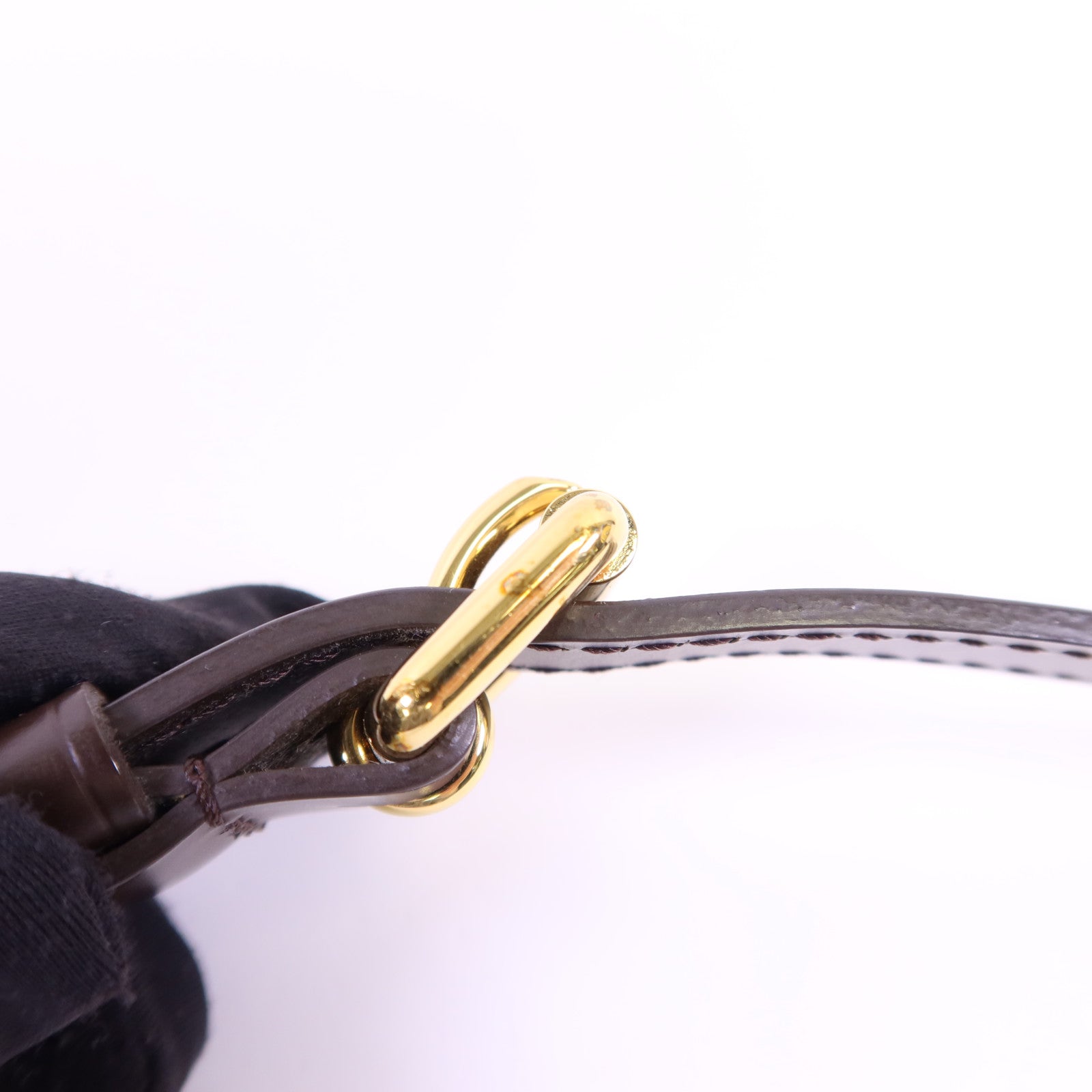 LOUIS VUITTON Damier Siena PM金扣手挽肩背兩用袋