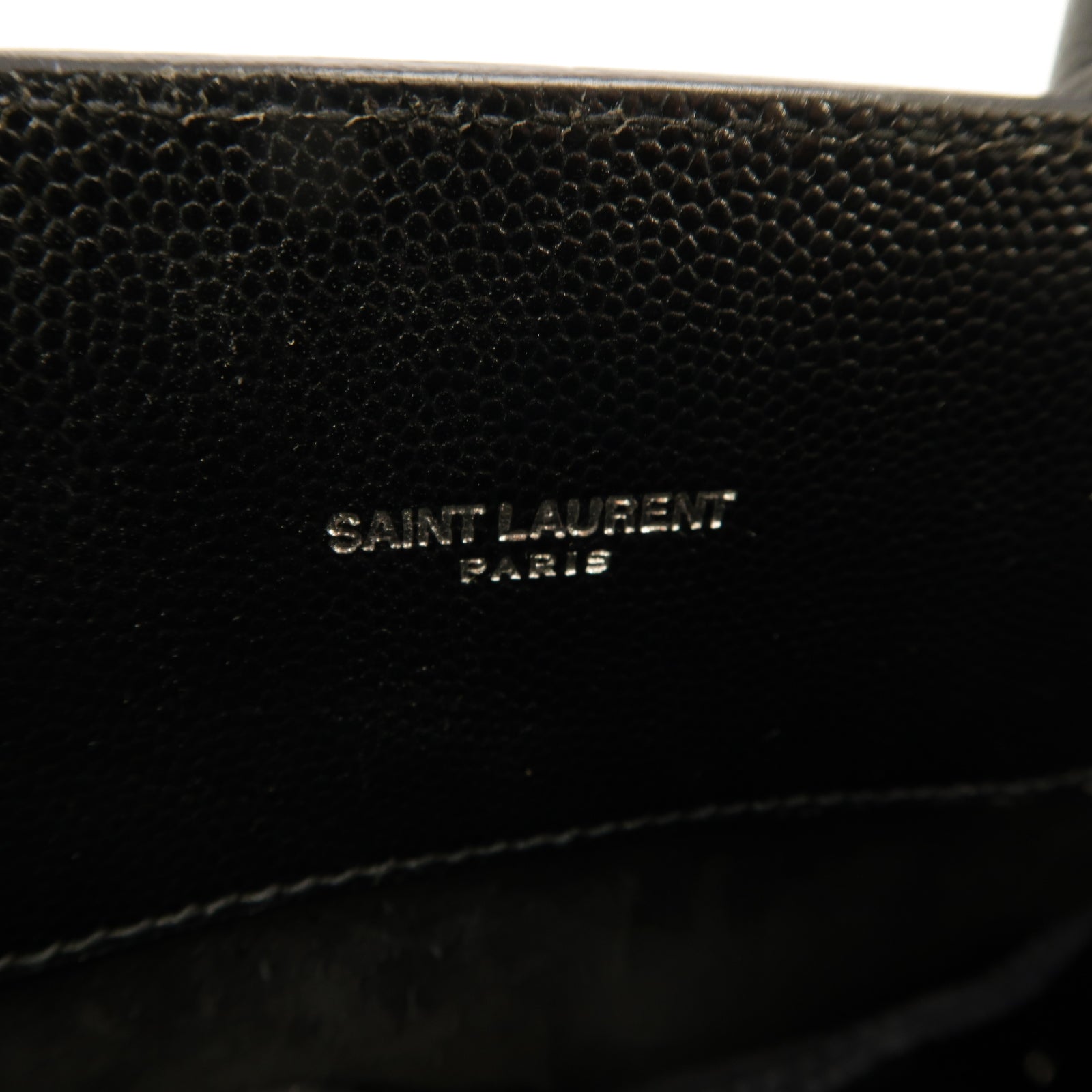 SAINT LAURENT 【激減優惠】牛皮皮革Nano Studded Sac de Jour銀扣手挽肩背兩用袋黑色