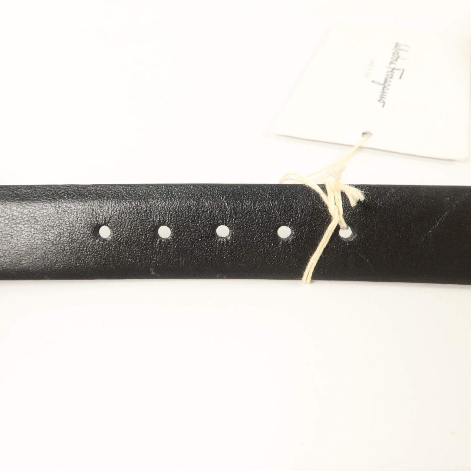 SELECTION 牛皮皮革Ferragamo Reversible Belt 100cm銀扣皮帶