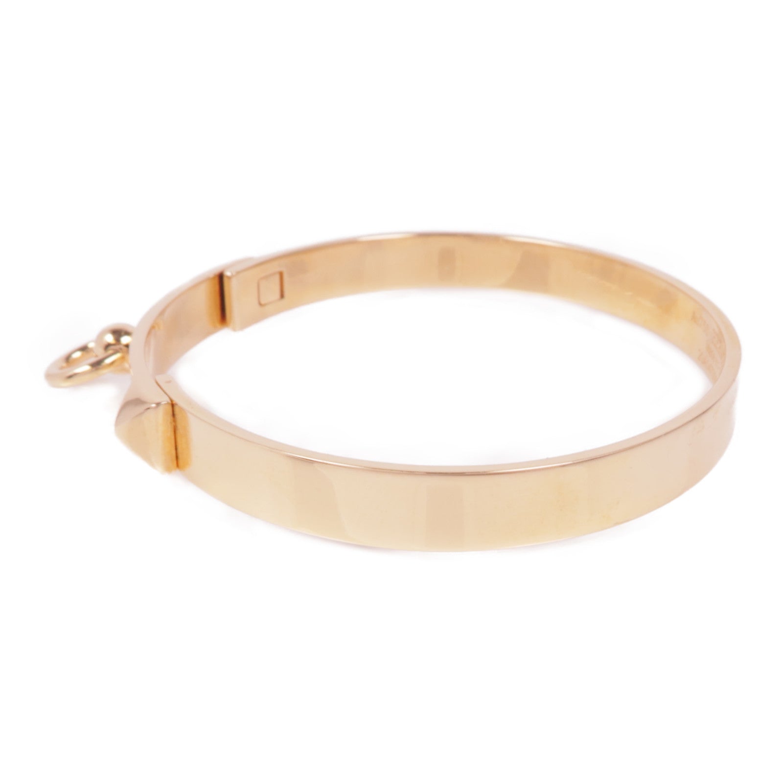 HERMES 18K玫瑰金Collier De Chien手鐲