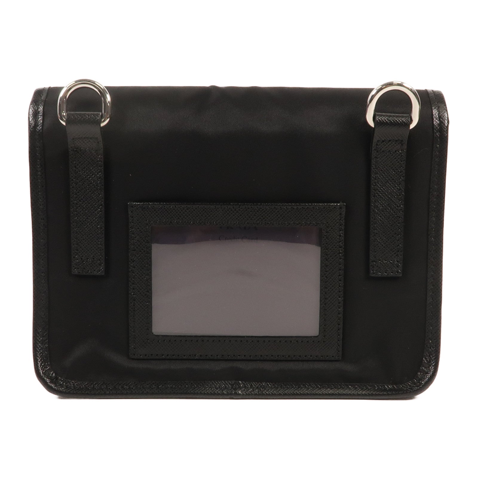 PRADA 尼龍Shoulder Bag銀扣肩背袋