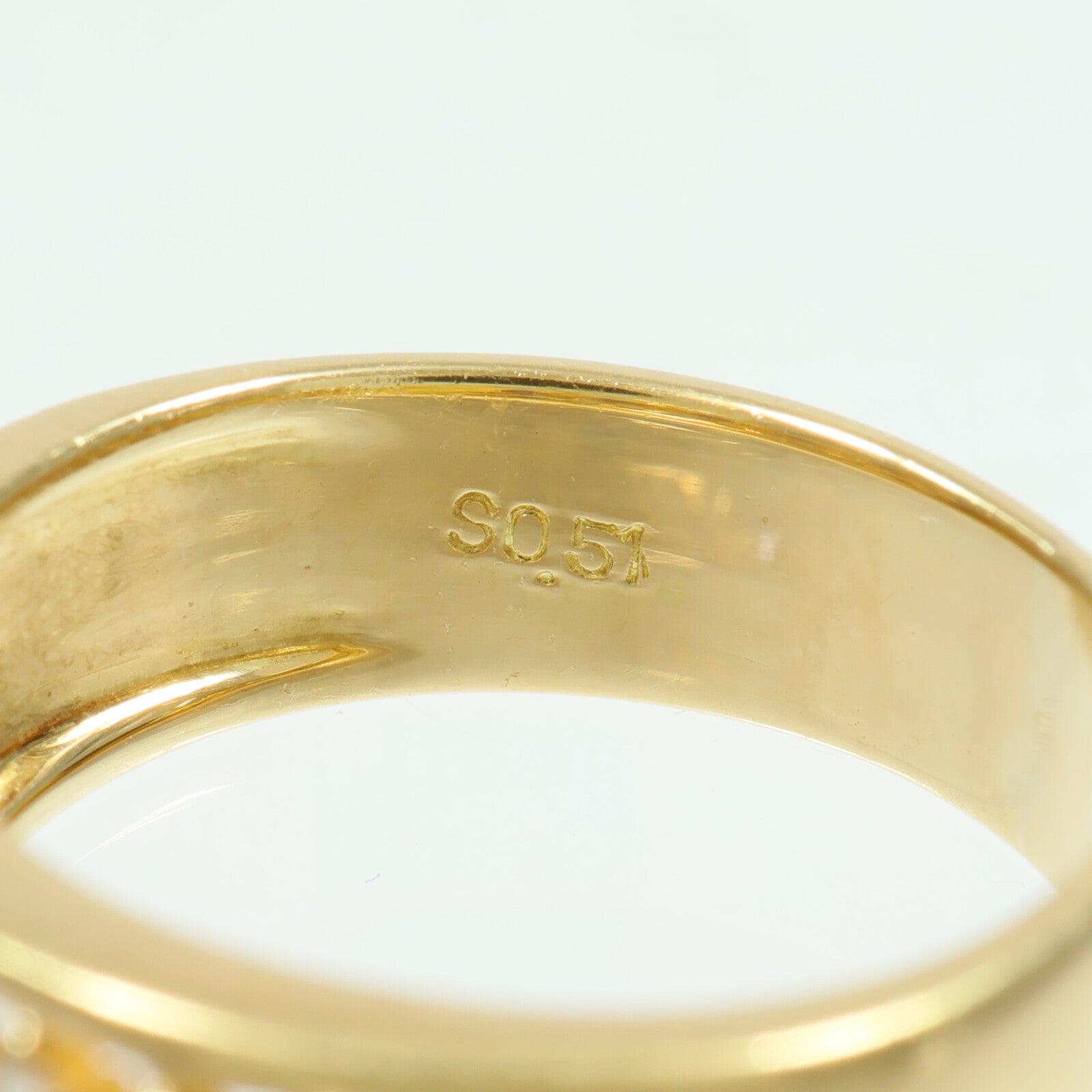 JEWELRY 18K黃金Sapphire Ring藍寶石/鑽石戒指