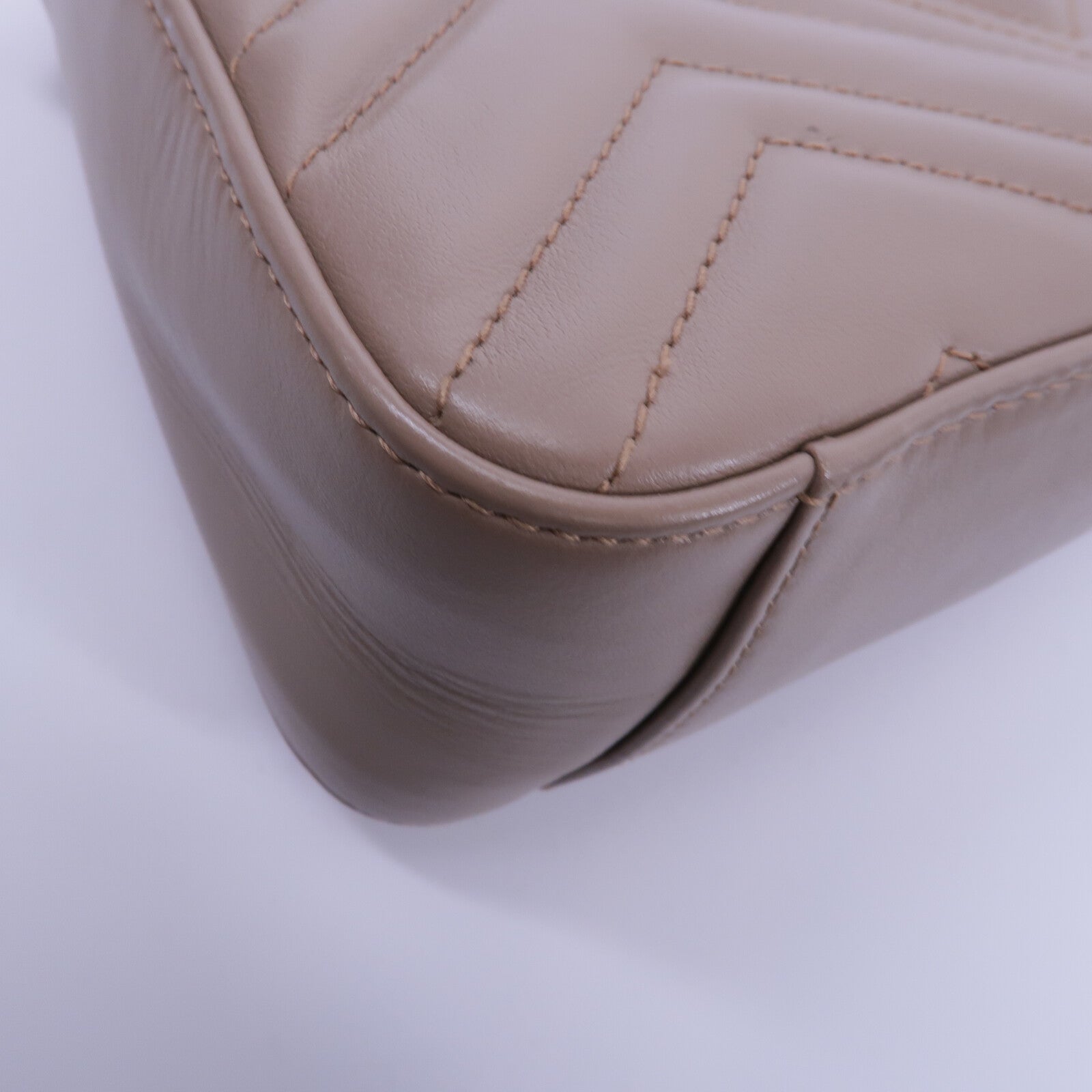 GUCCI 牛皮皮革GG Marmont Mini Top Handle Bag手挽肩背兩用袋