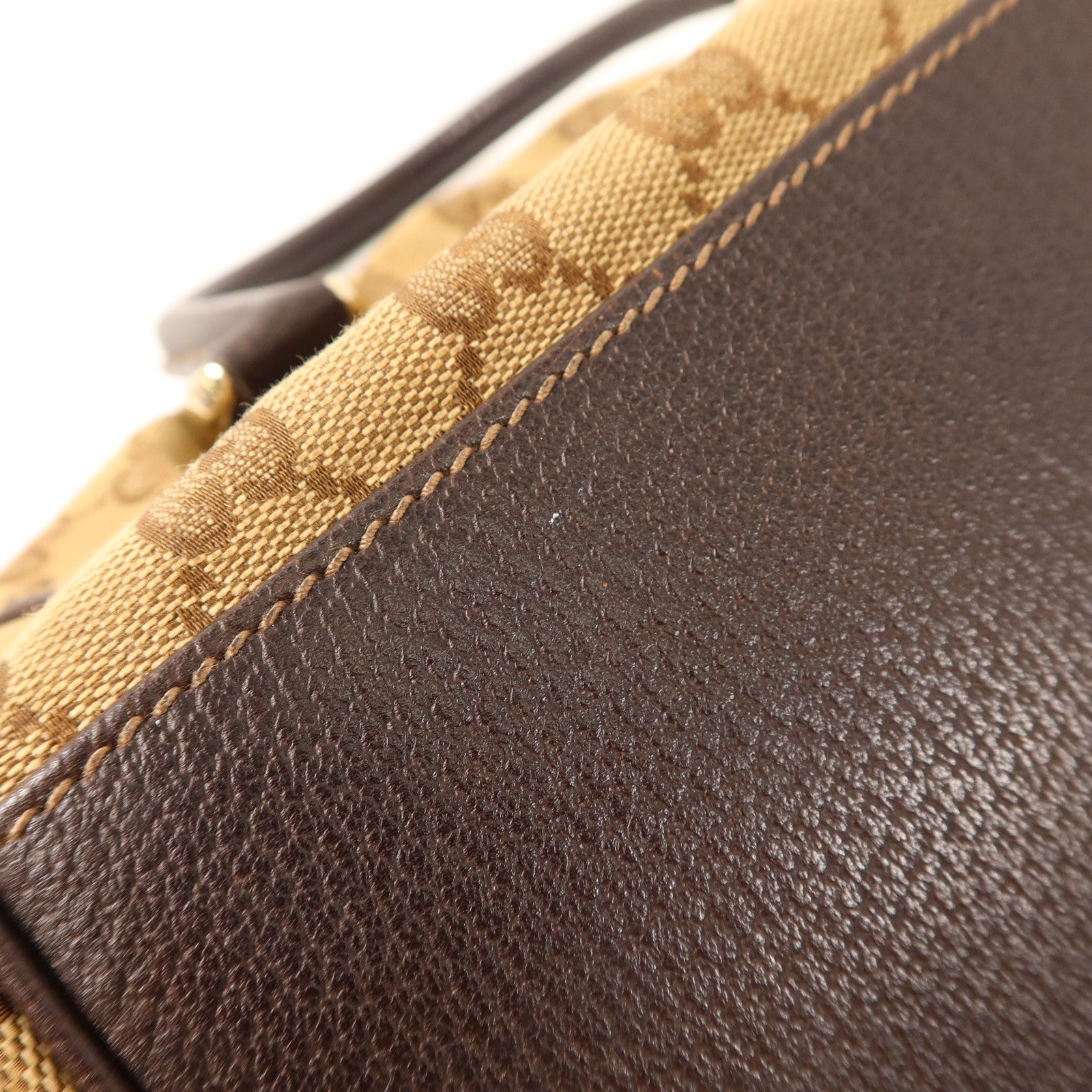GUCCI 帆布Abbey Pocket Handbag金扣手挽袋