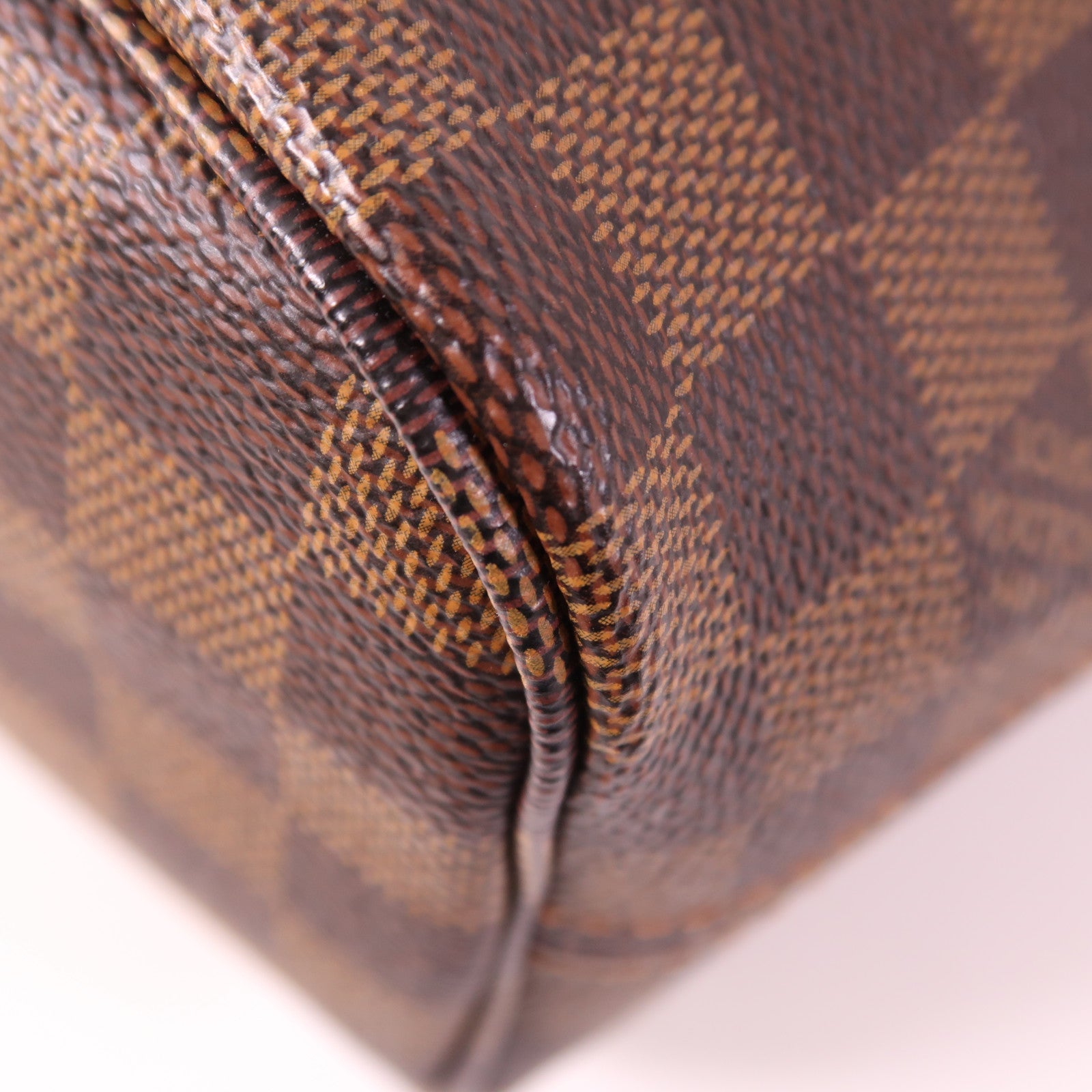 LOUIS VUITTON Damier Neverfull PM金扣肩背袋