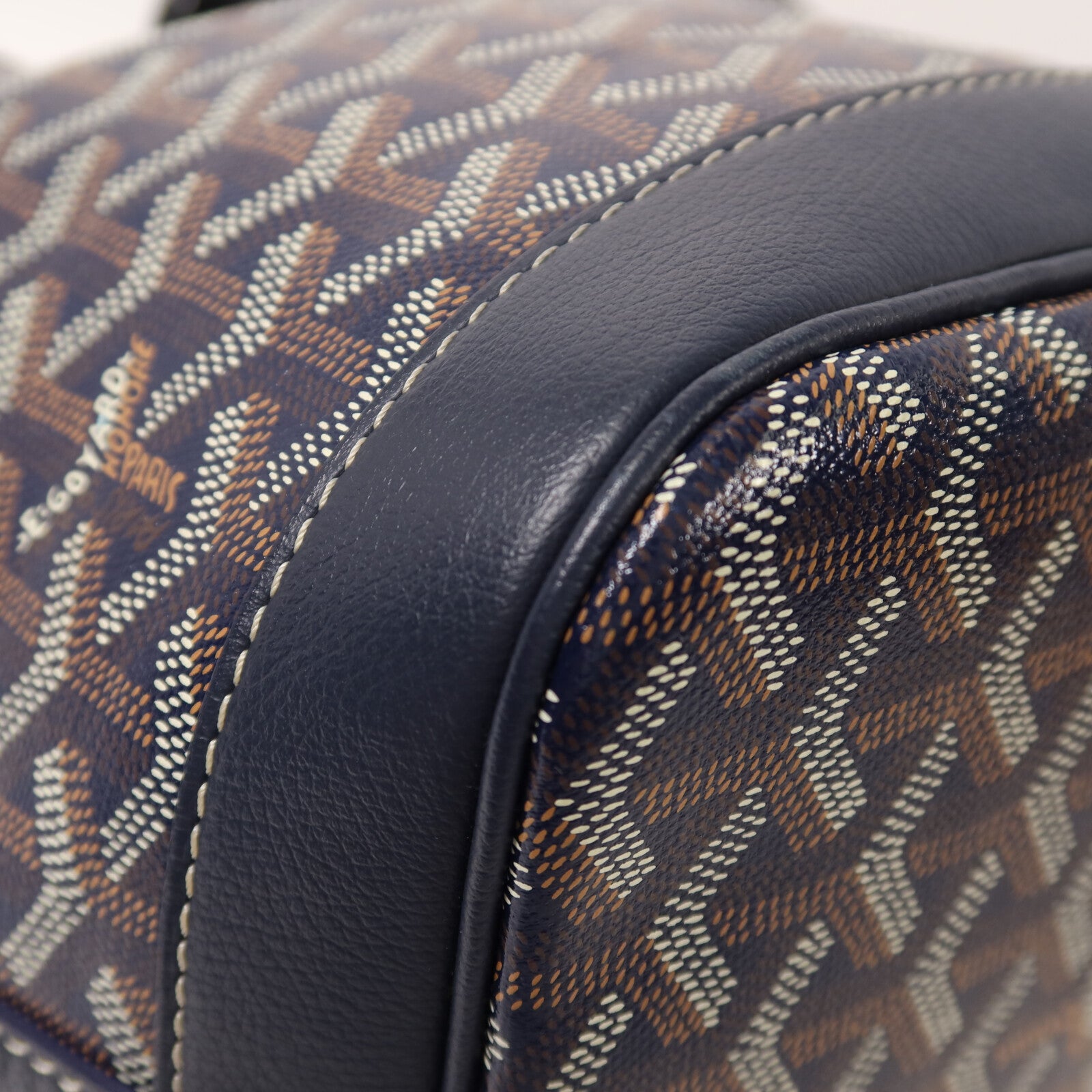 GOYARD 塗層帆布Petit Flot Bucket Bag銀扣肩背袋