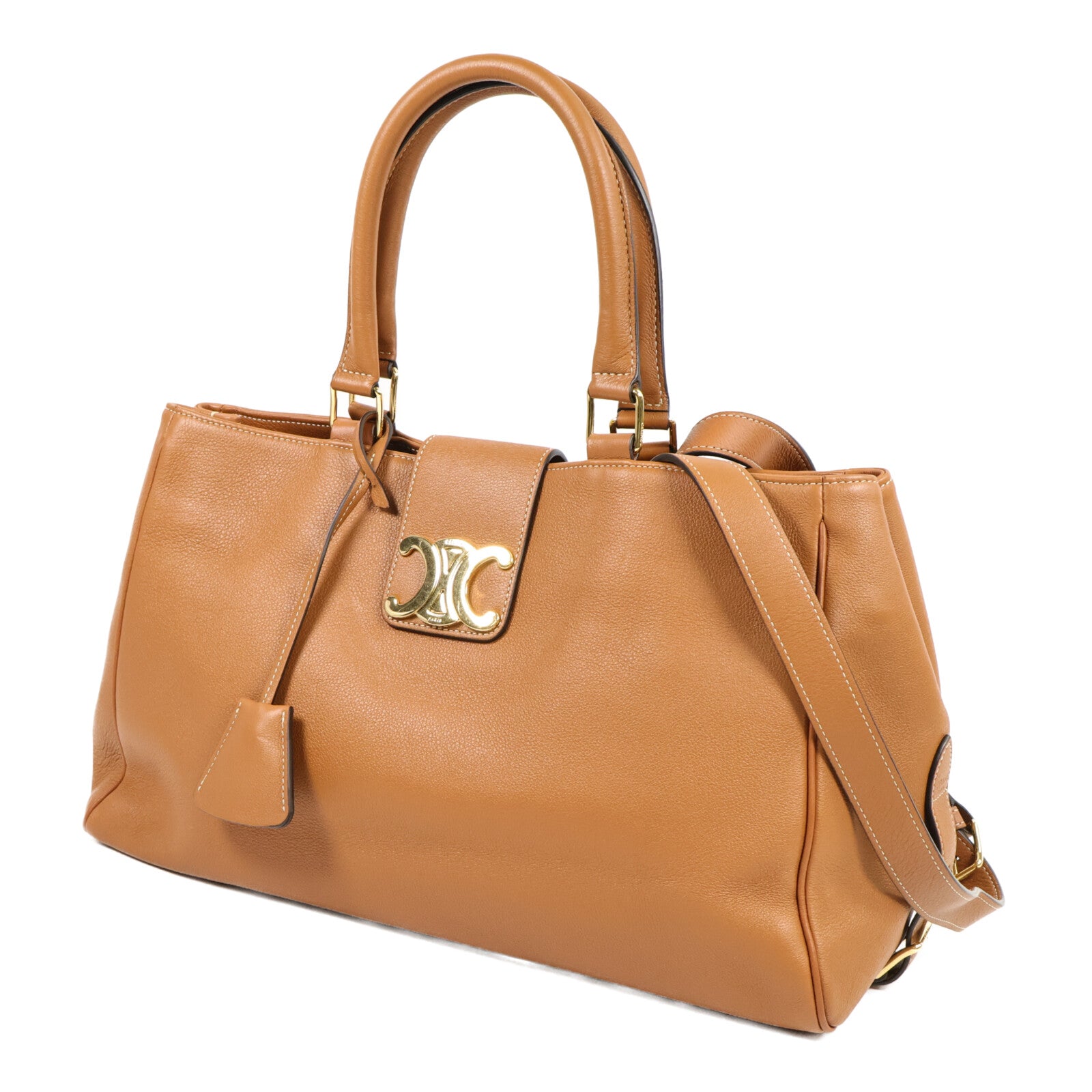 CELINE 牛皮皮革Appoline Bag Medium手挽肩背兩用袋