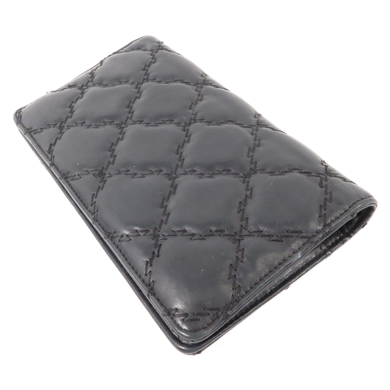 CHANEL 羊皮皮革Long Bifold Wallet長錢包