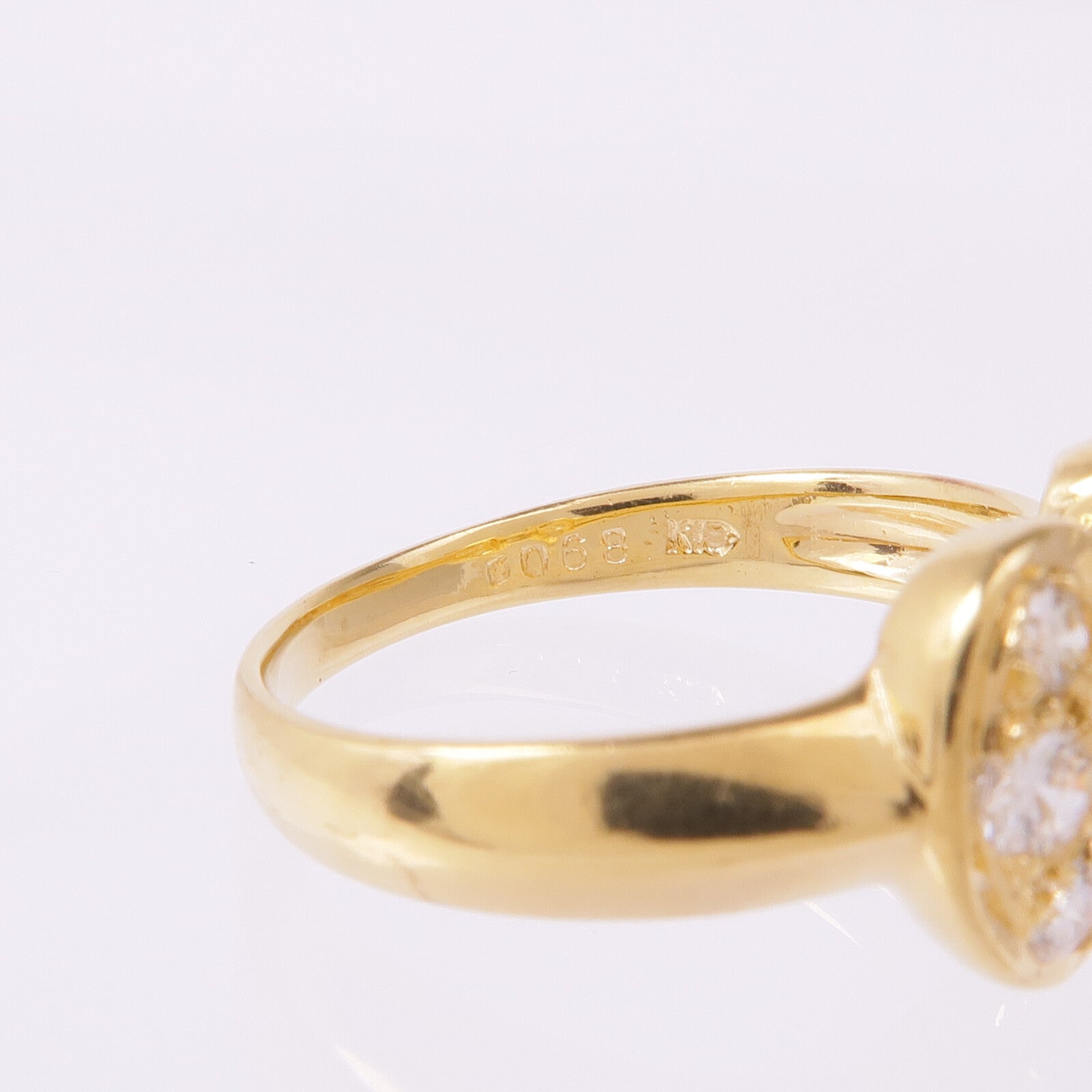 JEWELRY 【激減優惠】18K黃金Diamond Ring鑽石戒指US#6.5