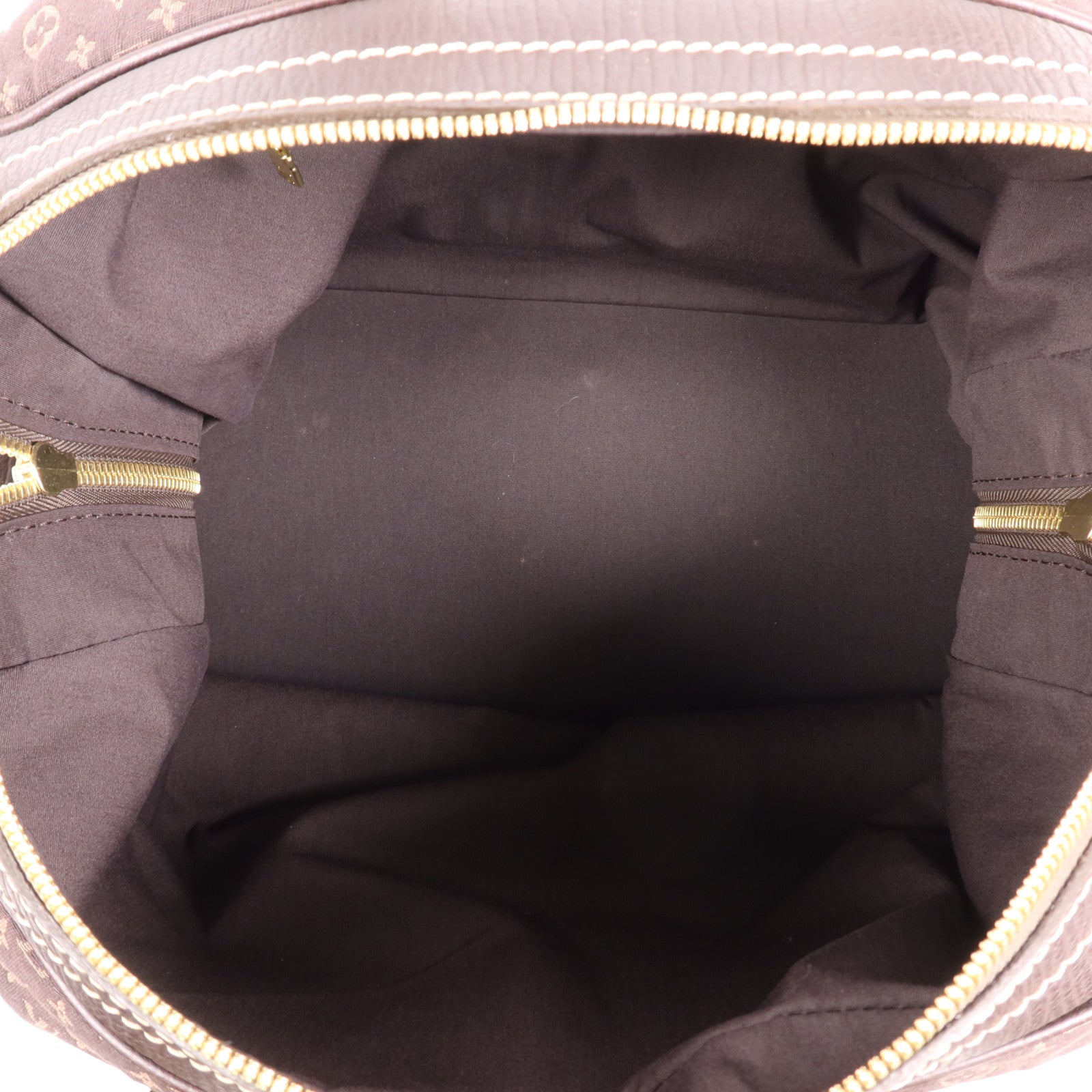 LOUIS VUITTON Monogram Mini Lin Isfahan 金扣手挽袋