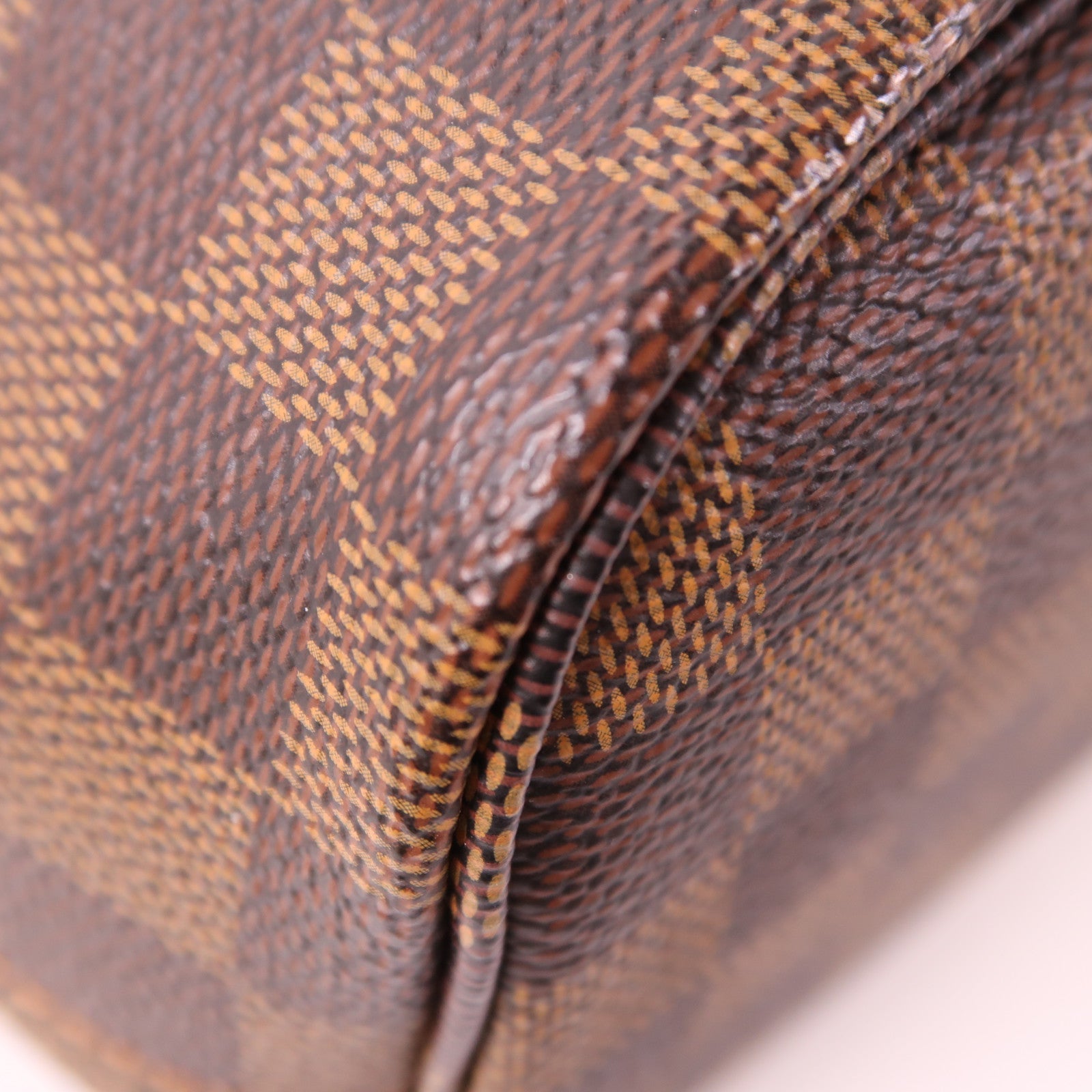 LOUIS VUITTON Damier Neverfull PM金扣肩背袋