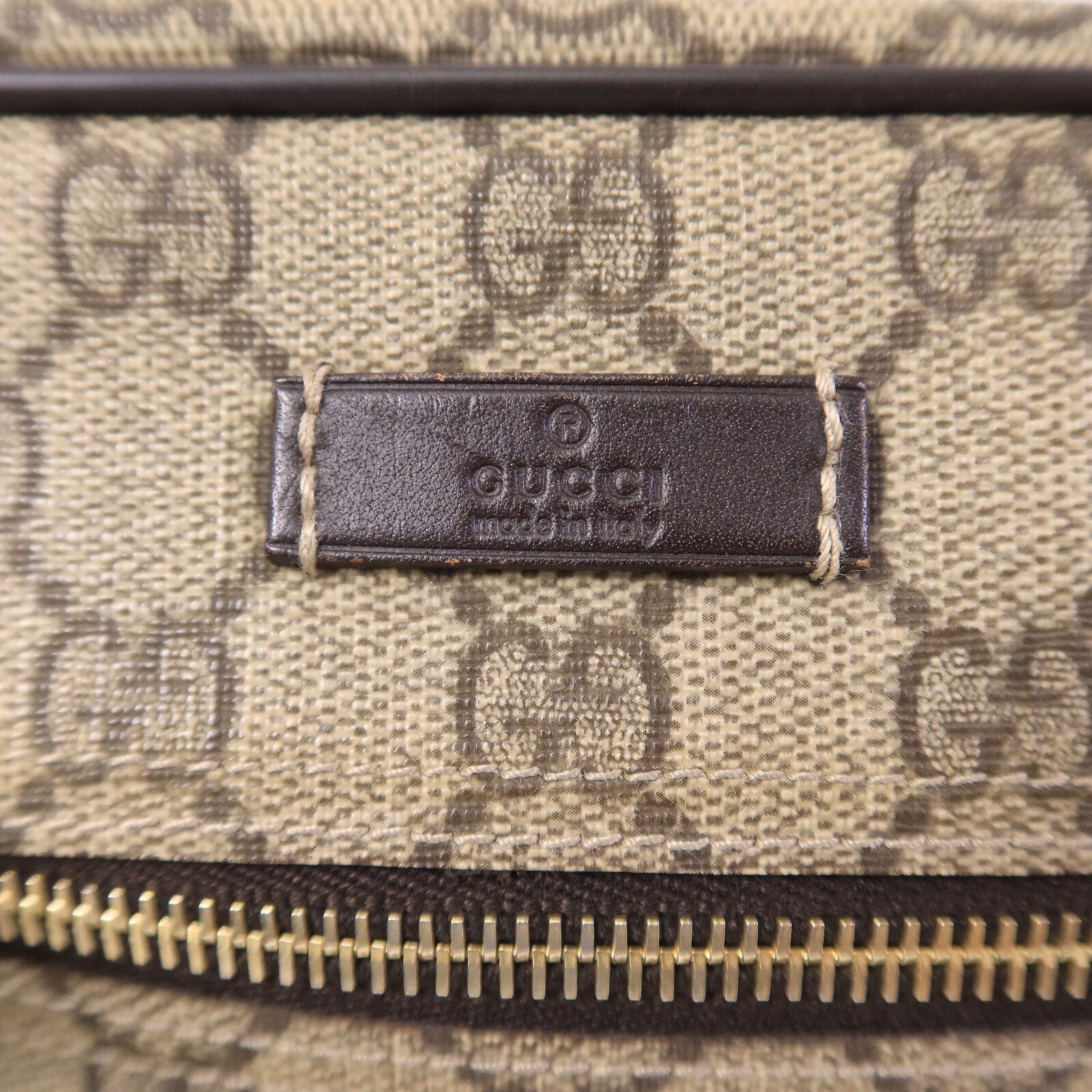 GUCCI 塗層帆布Shoulder Bag肩背袋
