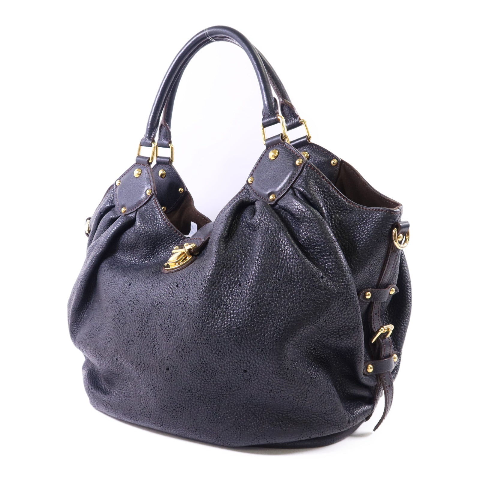 LOUIS VUITTON Mahina Leo L金扣肩背袋