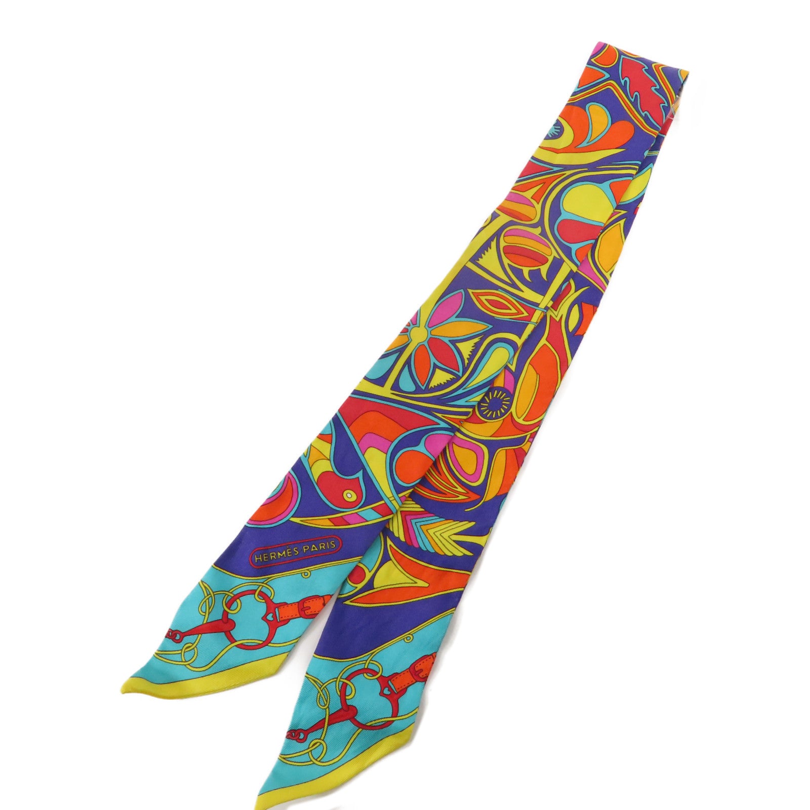 HERMES 絲質Twilly絲巾