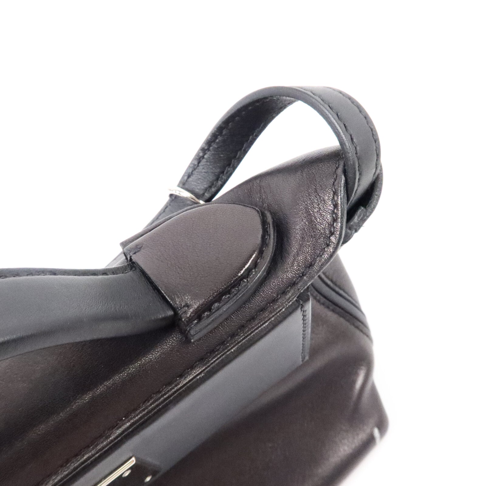 HERMES Volupto皮革24/24 Mini手挽肩背兩用袋Noir