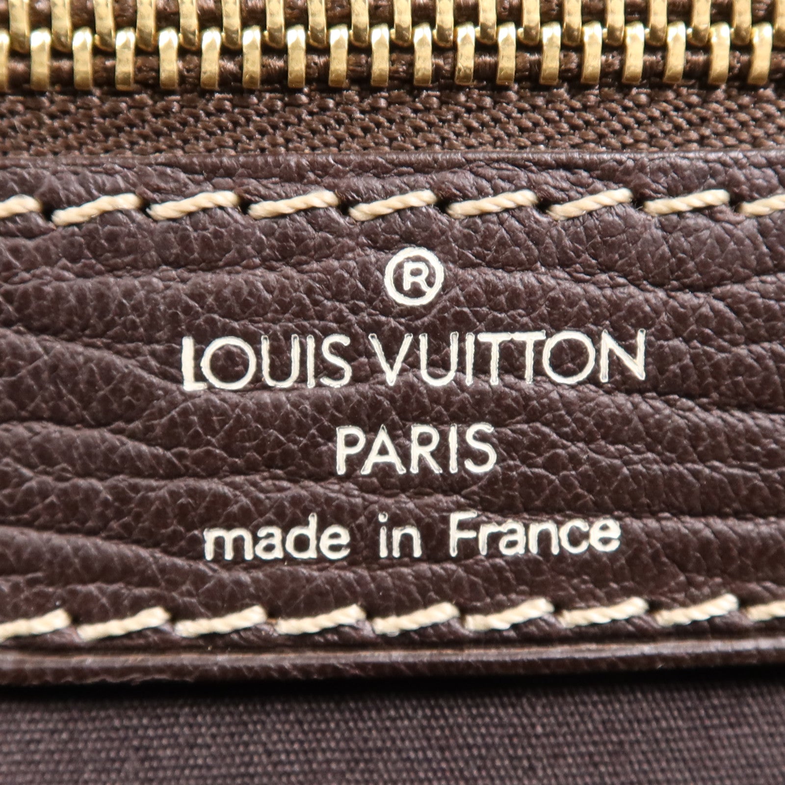 LOUIS VUITTON Monogram Mini Lin Isfahan 金扣手挽袋