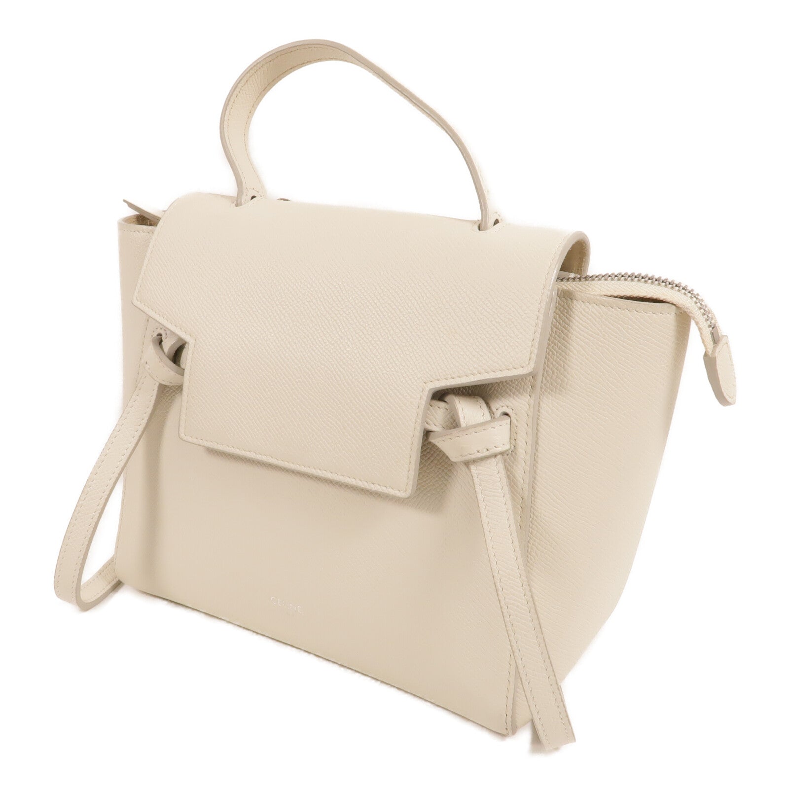 CELINE 牛皮皮革Nano Luggage手挽肩背兩用袋
