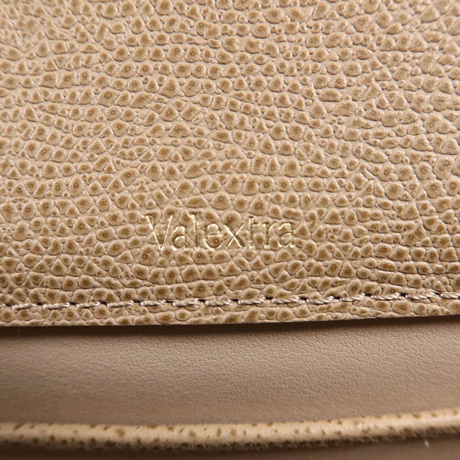 SELECTION 牛皮皮革Valextra Iside Top Handle Mini Bag金扣手挽肩背兩用袋