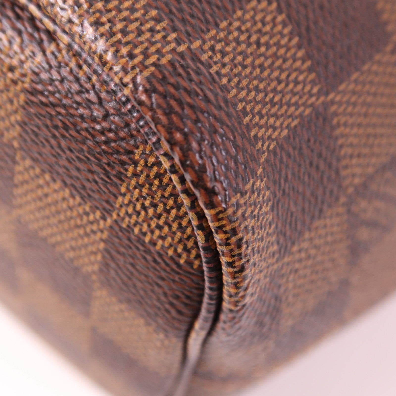 LOUIS VUITTON Damier Neverfull PM金扣肩背袋