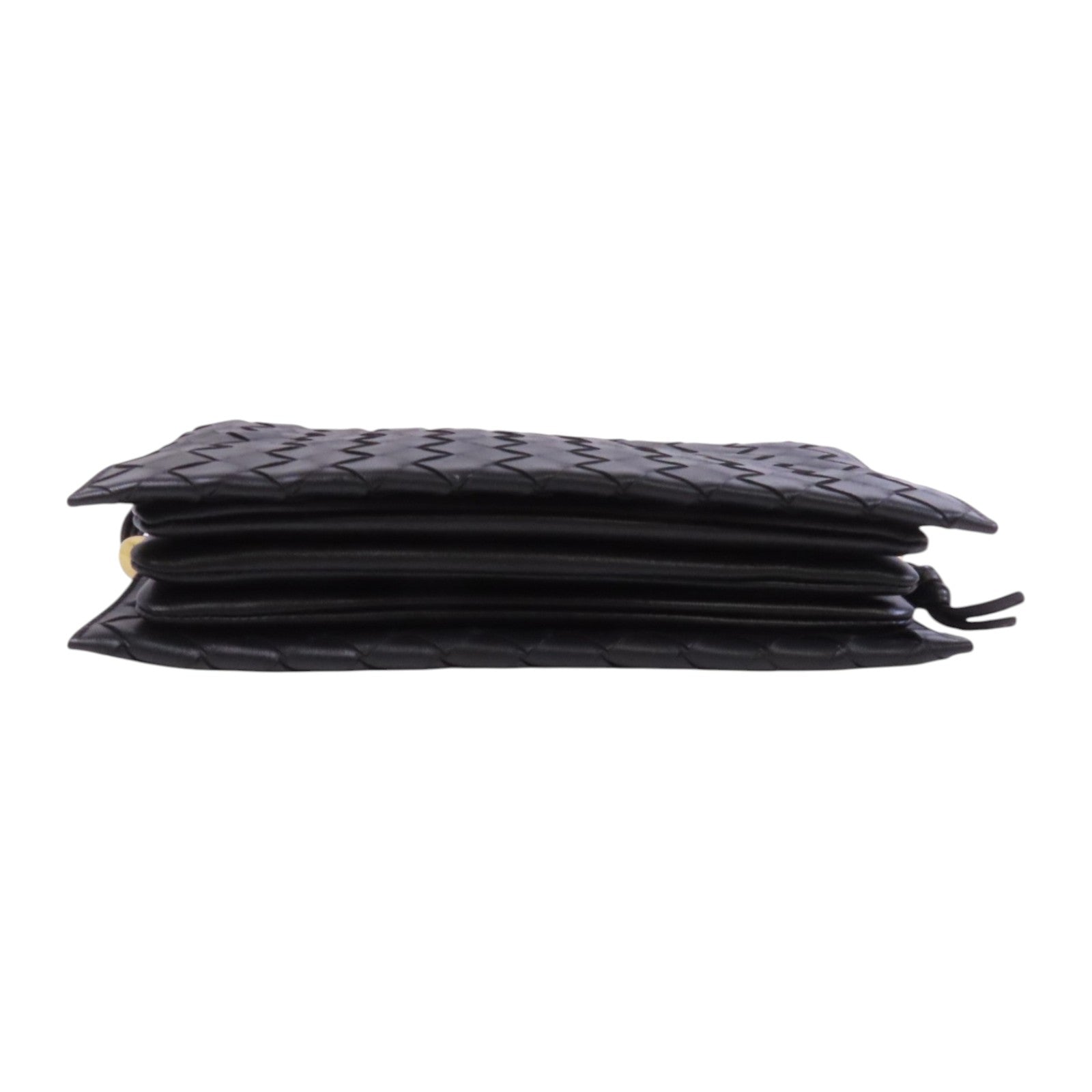 BOTTEGA VENETA 織紋皮革Shoulder Bag金扣肩背袋