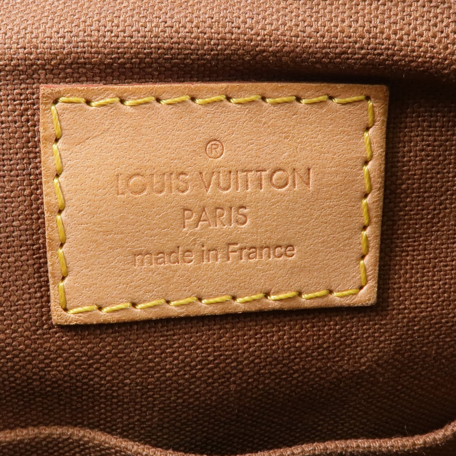 LOUIS VUITTON Monogram Palermo PM金扣手挽肩背兩用袋棕色