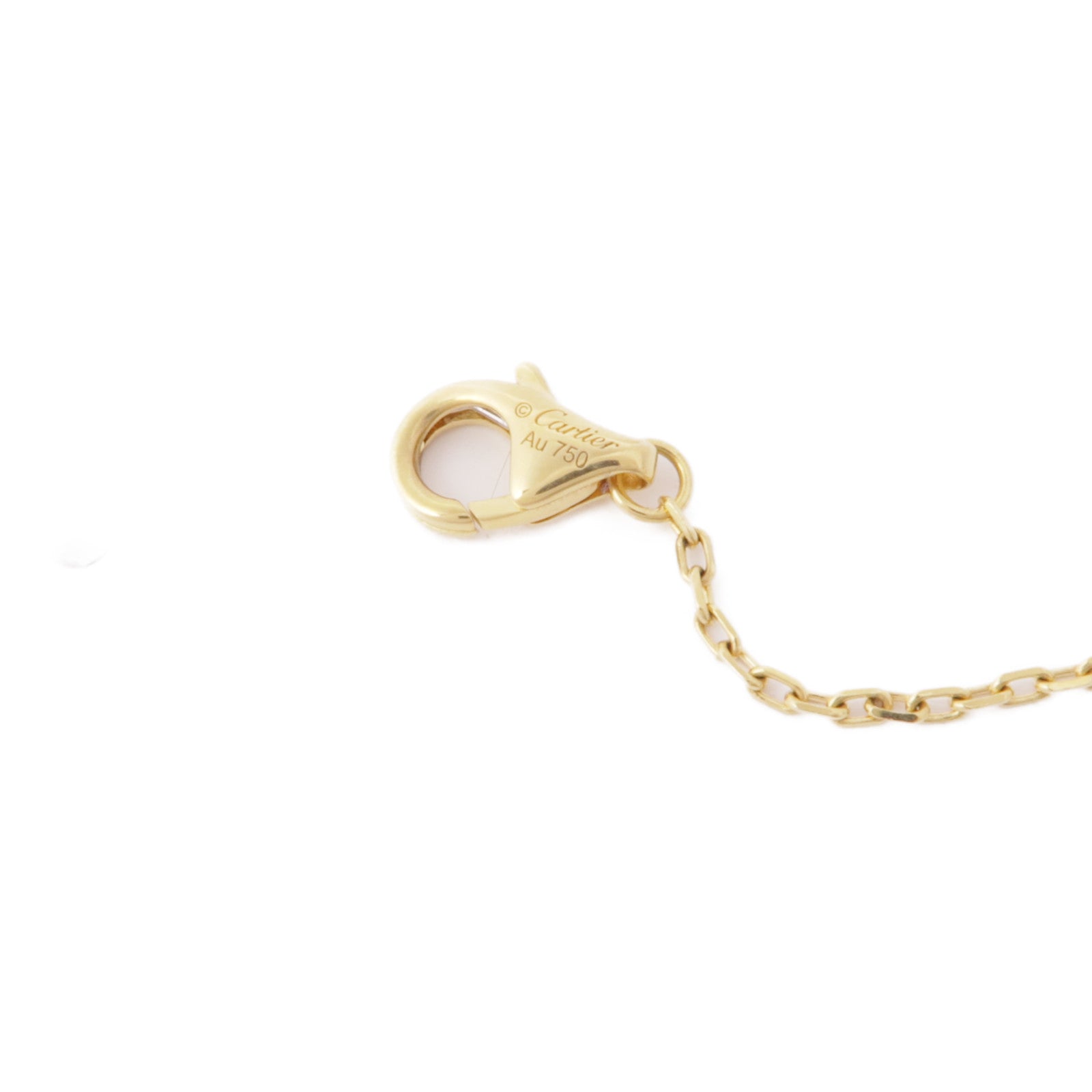 CARTIER 18K黃金Juste Un Clou Diamond Necklace鑽石項鍊