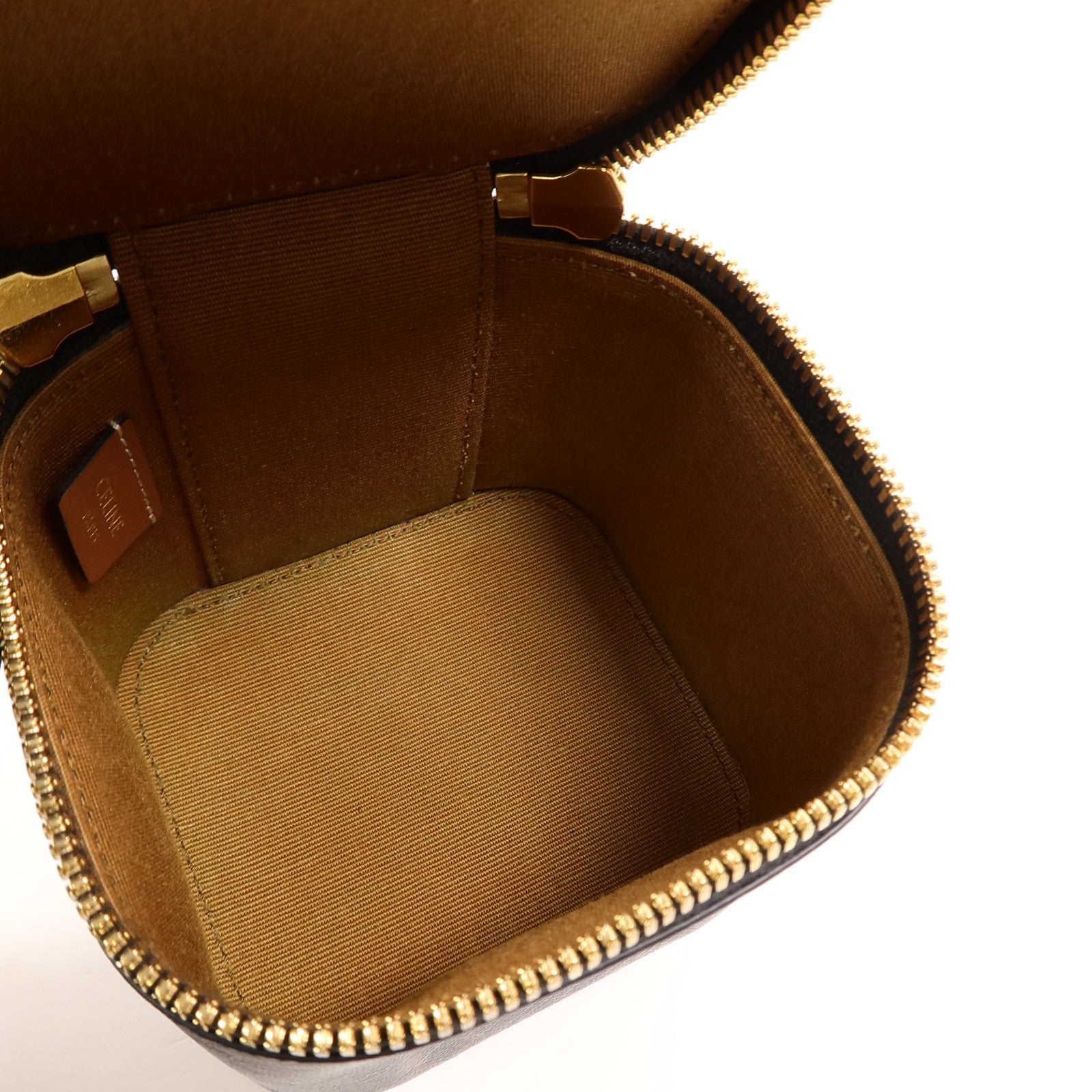 CELINE 塗層帆布Mini Vanity Case手挽肩背兩用袋