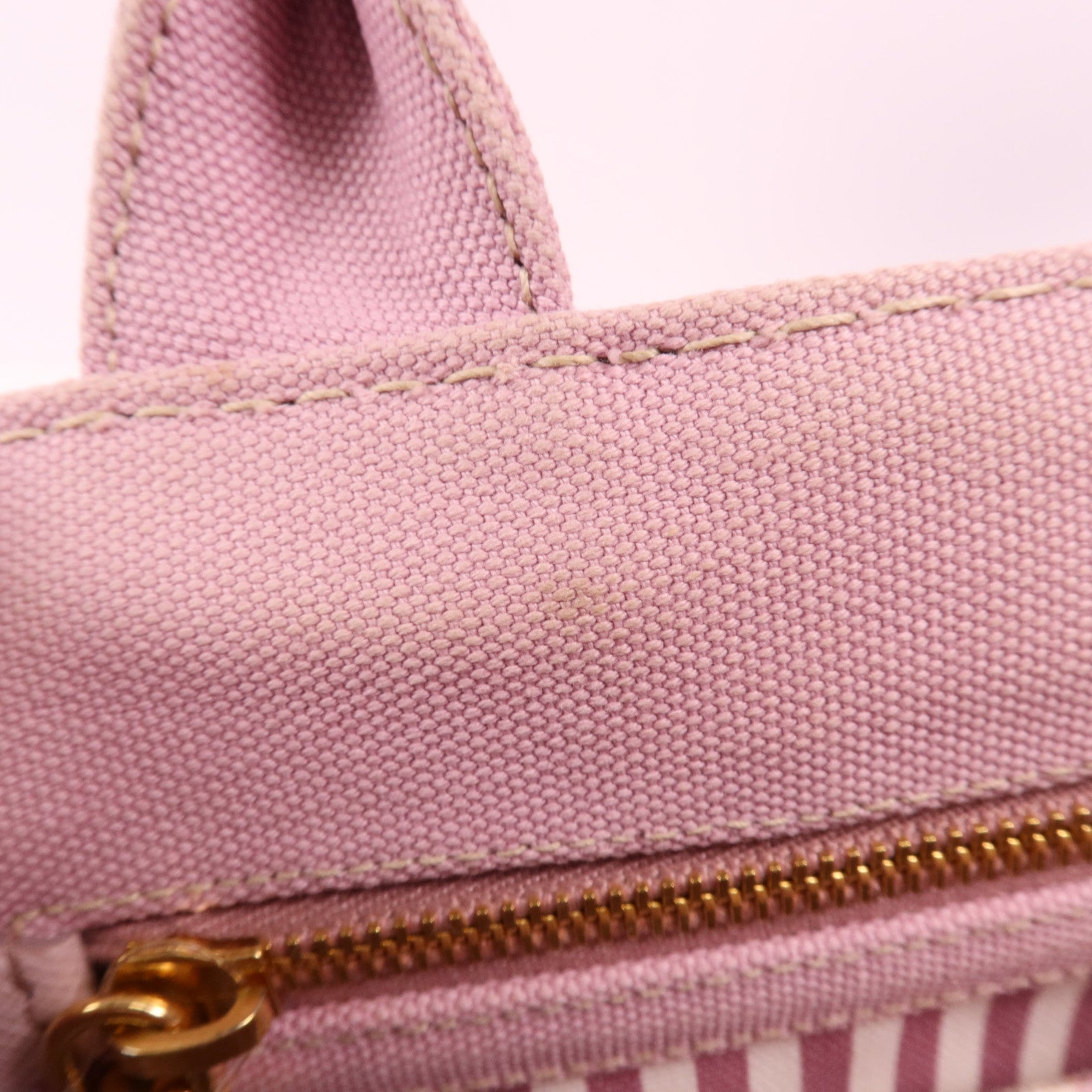 PRADA 帆布2 Way Shoulder Bag金扣手挽肩背兩用袋