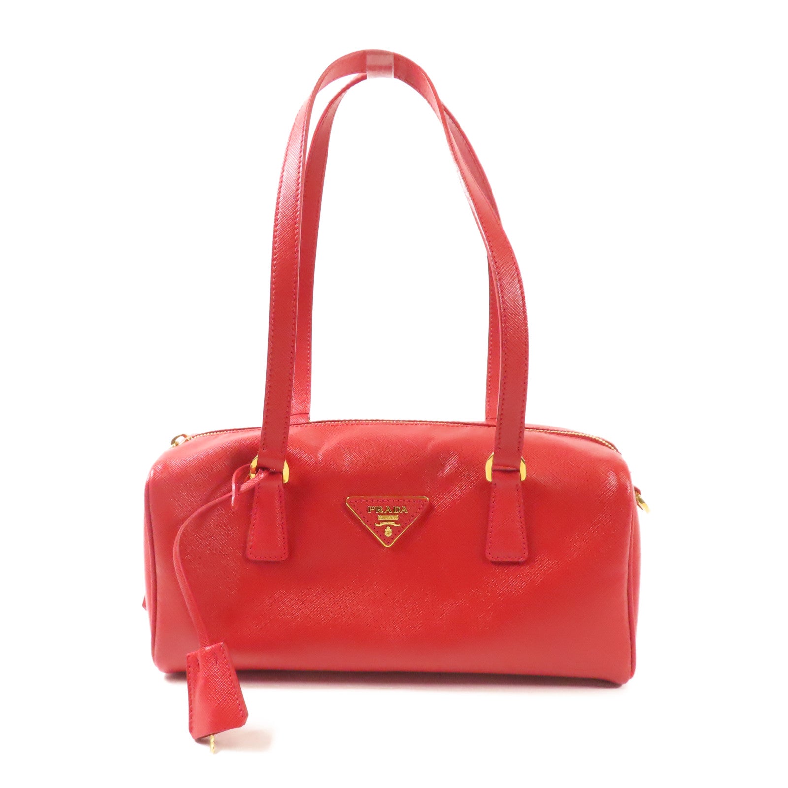 PRADA 牛皮皮革Shoulder Bag金扣肩背袋