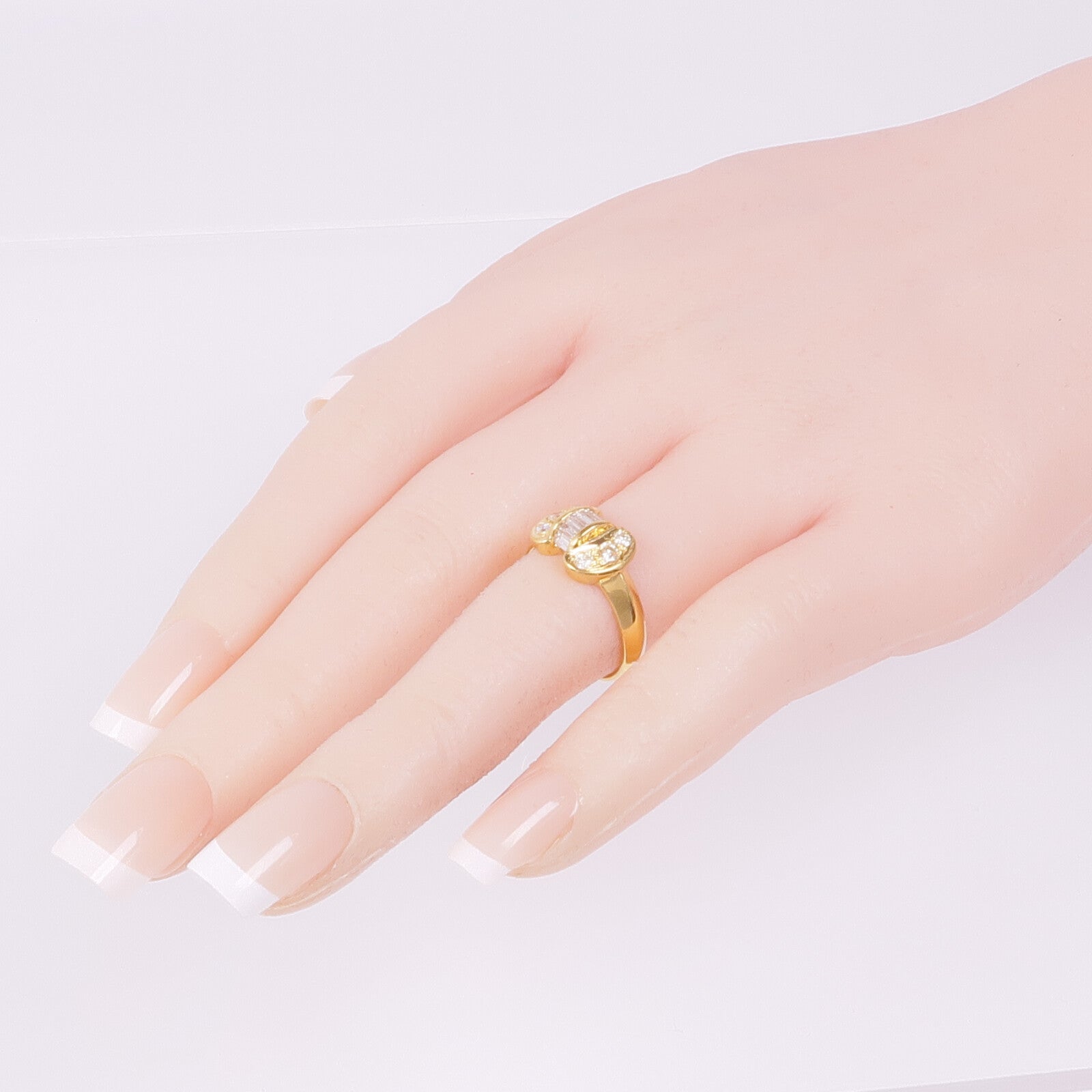 JEWELRY 【激減優惠】18K黃金Diamond Ring鑽石戒指US#6.5