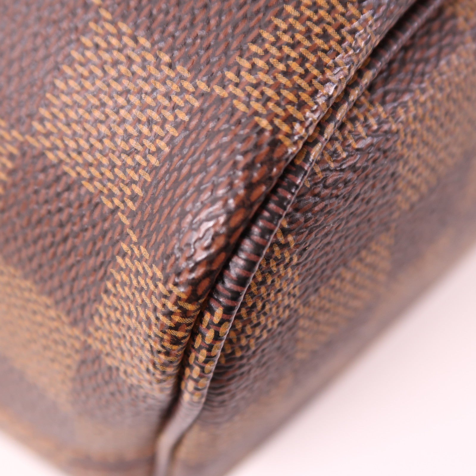 LOUIS VUITTON Damier Neverfull PM金扣肩背袋