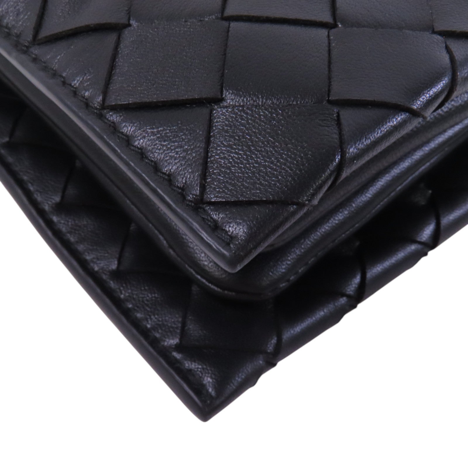 BOTTEGA VENETA 織紋皮革Shoulder Bag金扣肩背袋