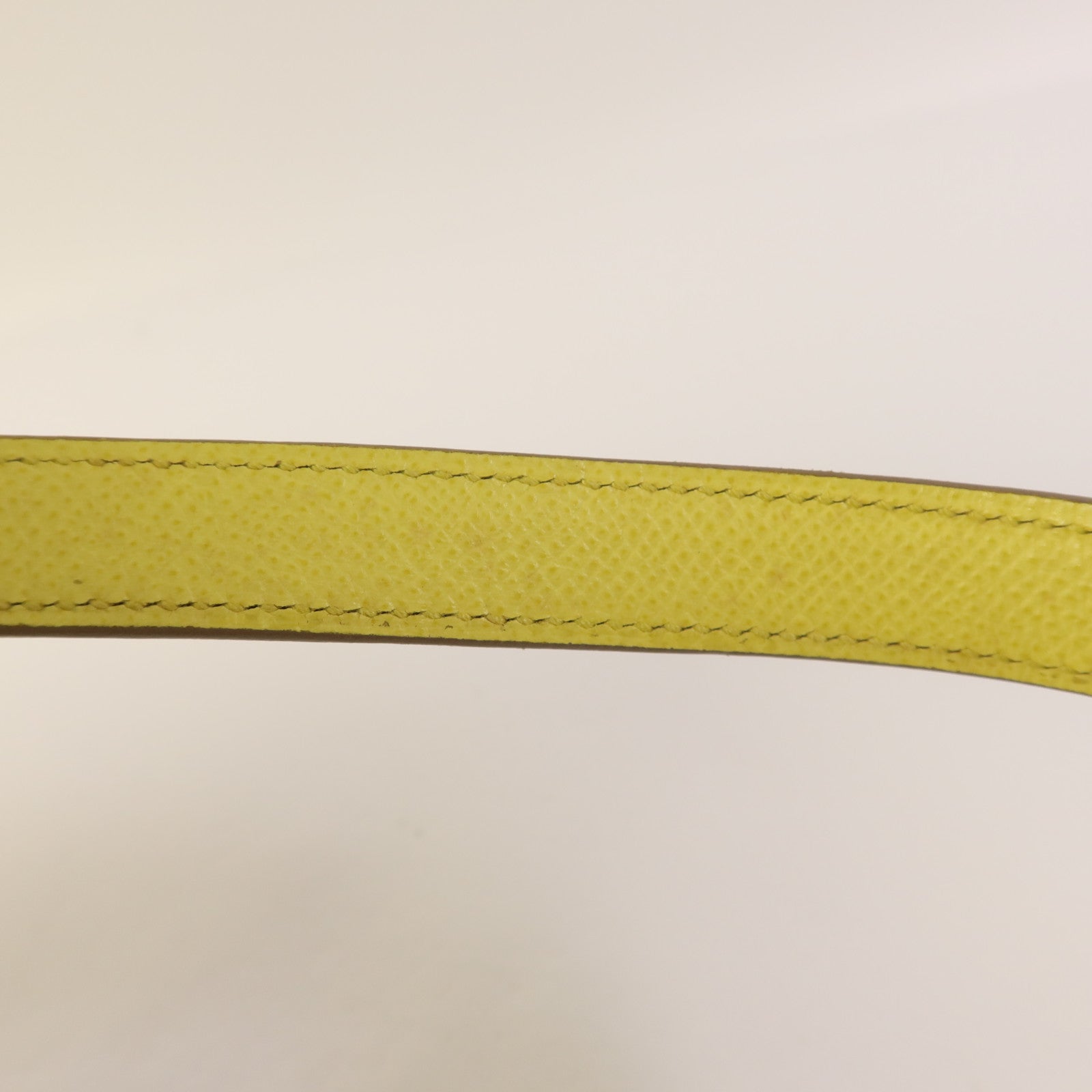 HERMES Epsom皮革Constance 24銀扣肩背袋Lime