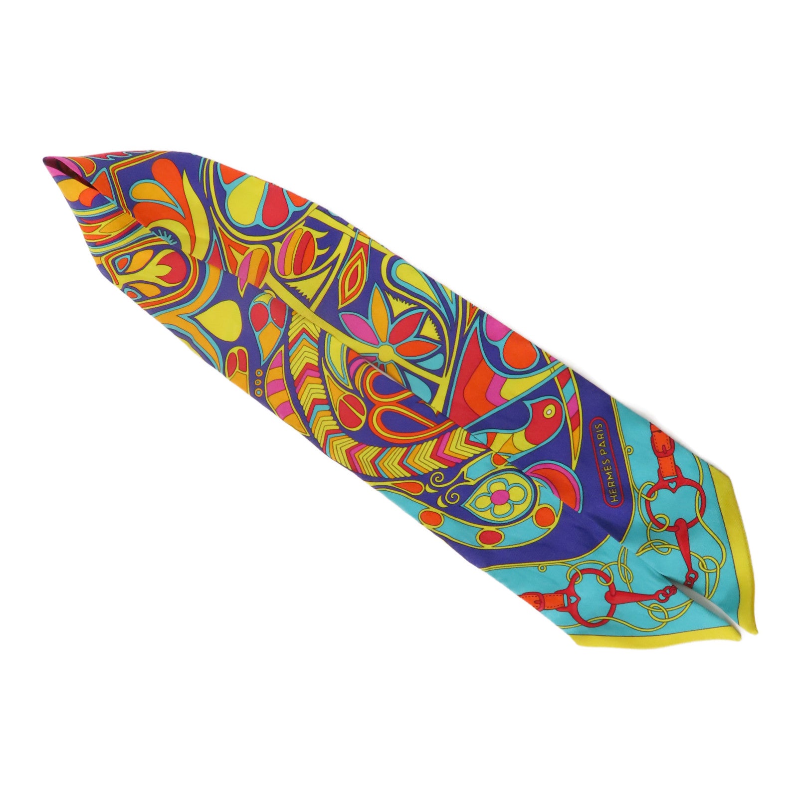 HERMES 絲質Twilly絲巾