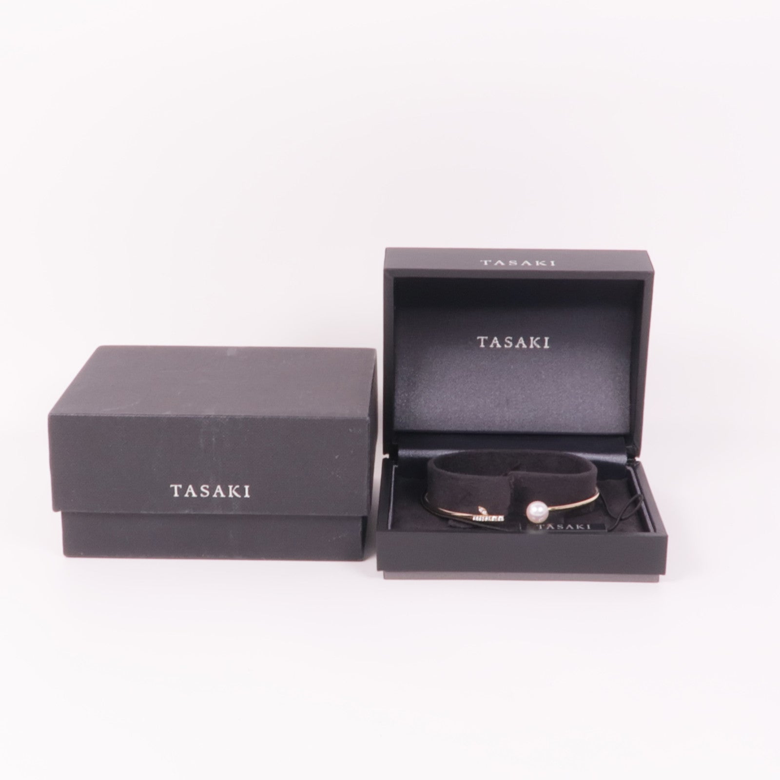 TASAKI 18K玫瑰金kugel Bracelet珍珠/鑽石手鐲