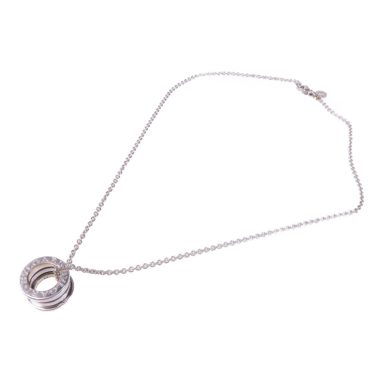 BVLGARI 18K白金B-Zero1項鍊