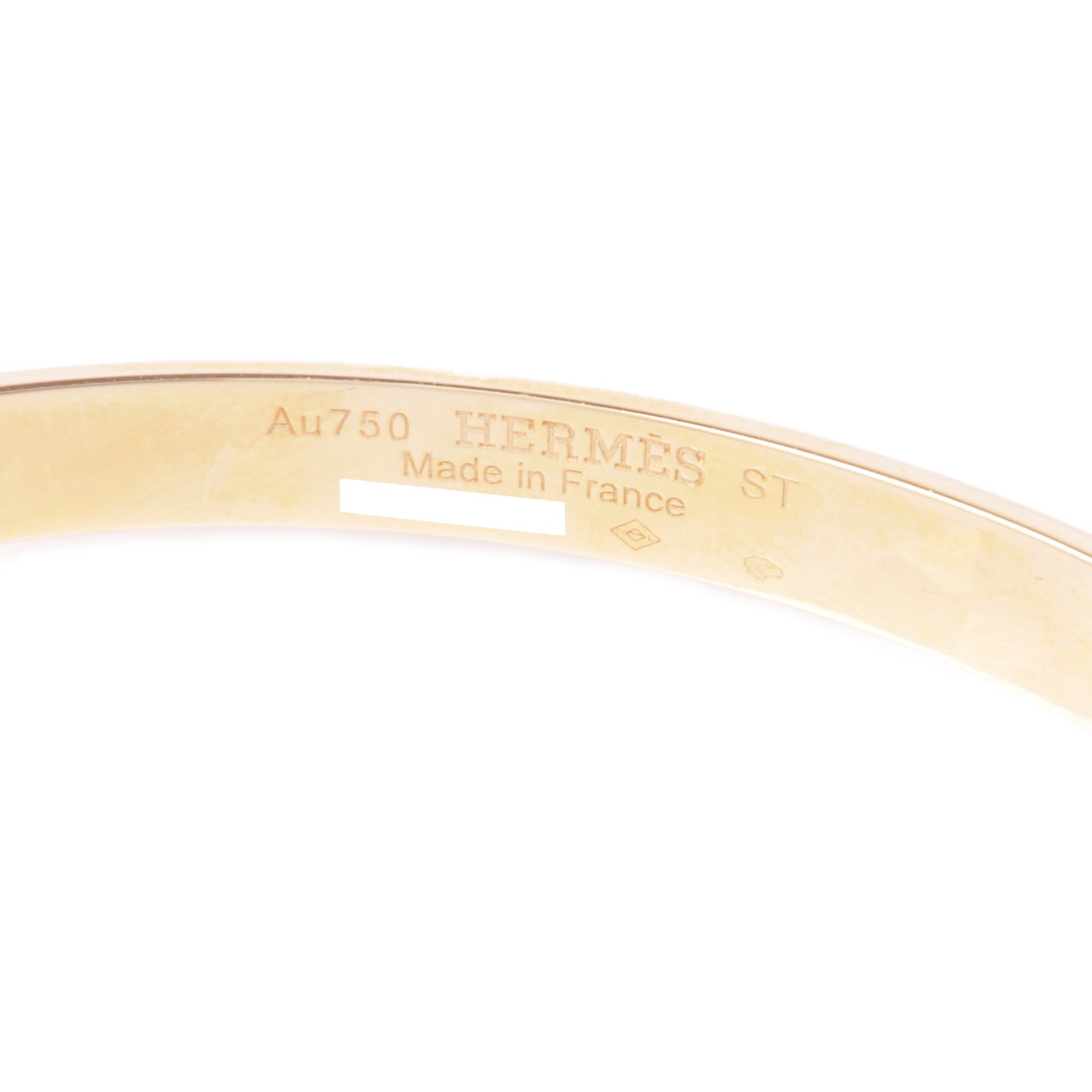 HERMES 18K玫瑰金Collier De Chien手鐲