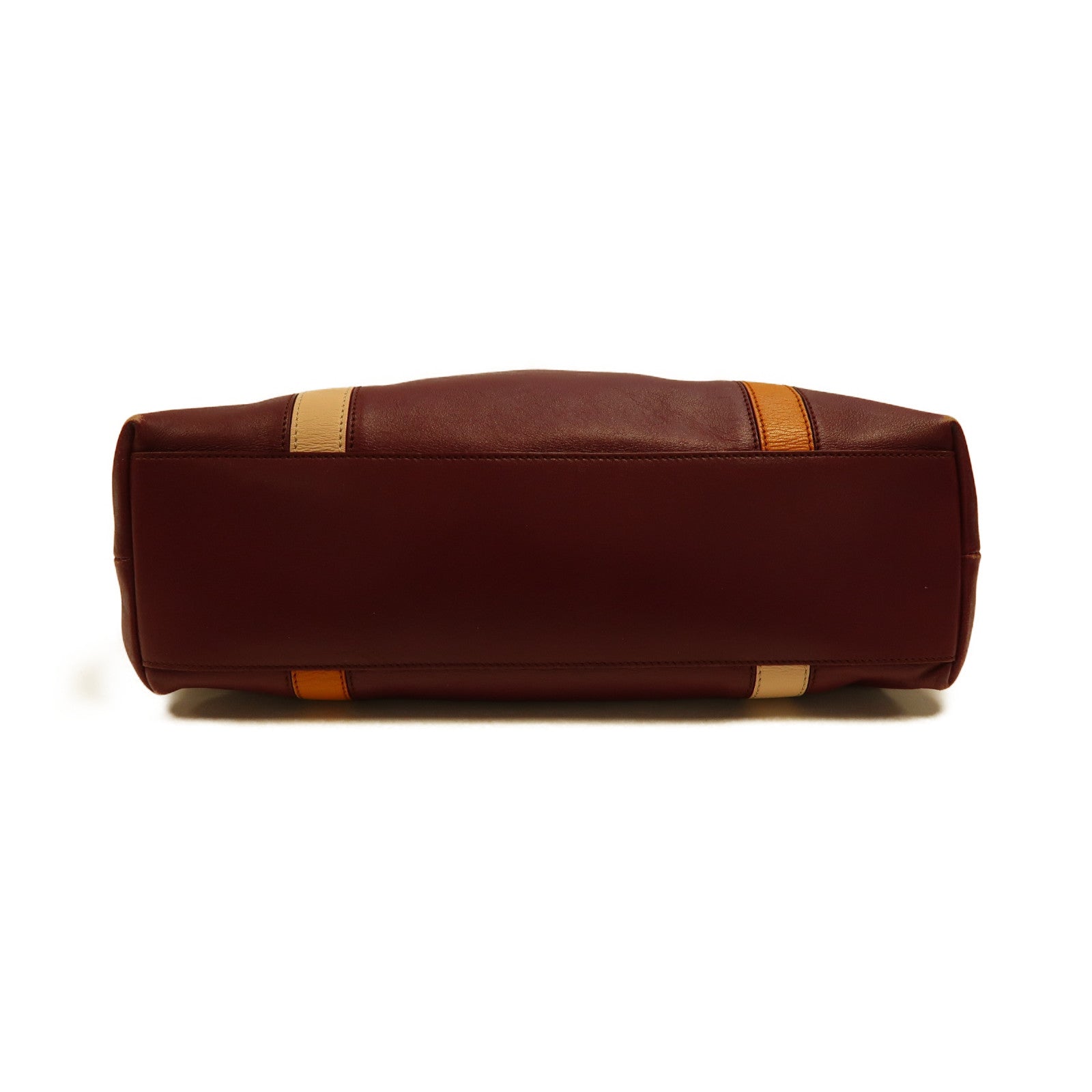 TOD'S 【激減優惠】牛皮皮革Tote Bag金扣手挽袋紅色