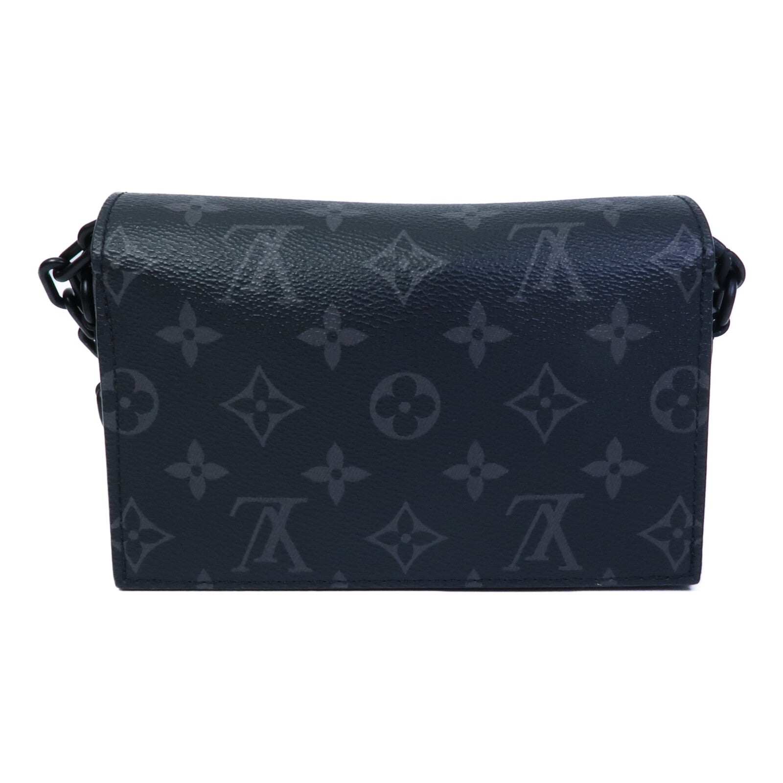 LOUIS VUITTON Monogram Eclipse Steamer Wearable Wallet肩背袋