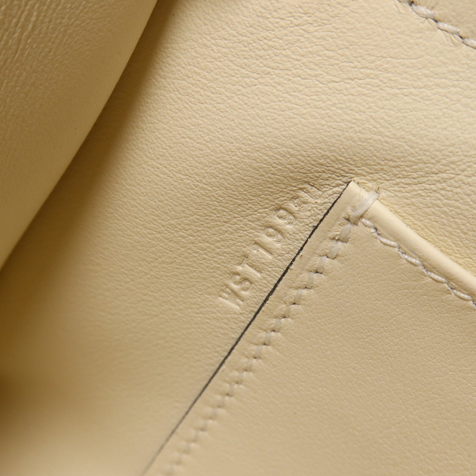 HERMES Swift皮革Kelly Pochette SPO手挽袋Noir/Craie