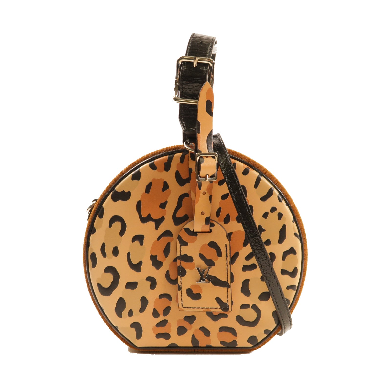 LOUIS VUITTON Monogram Reverse Petite Boite Chapeau銀扣手挽肩背兩用袋啡色