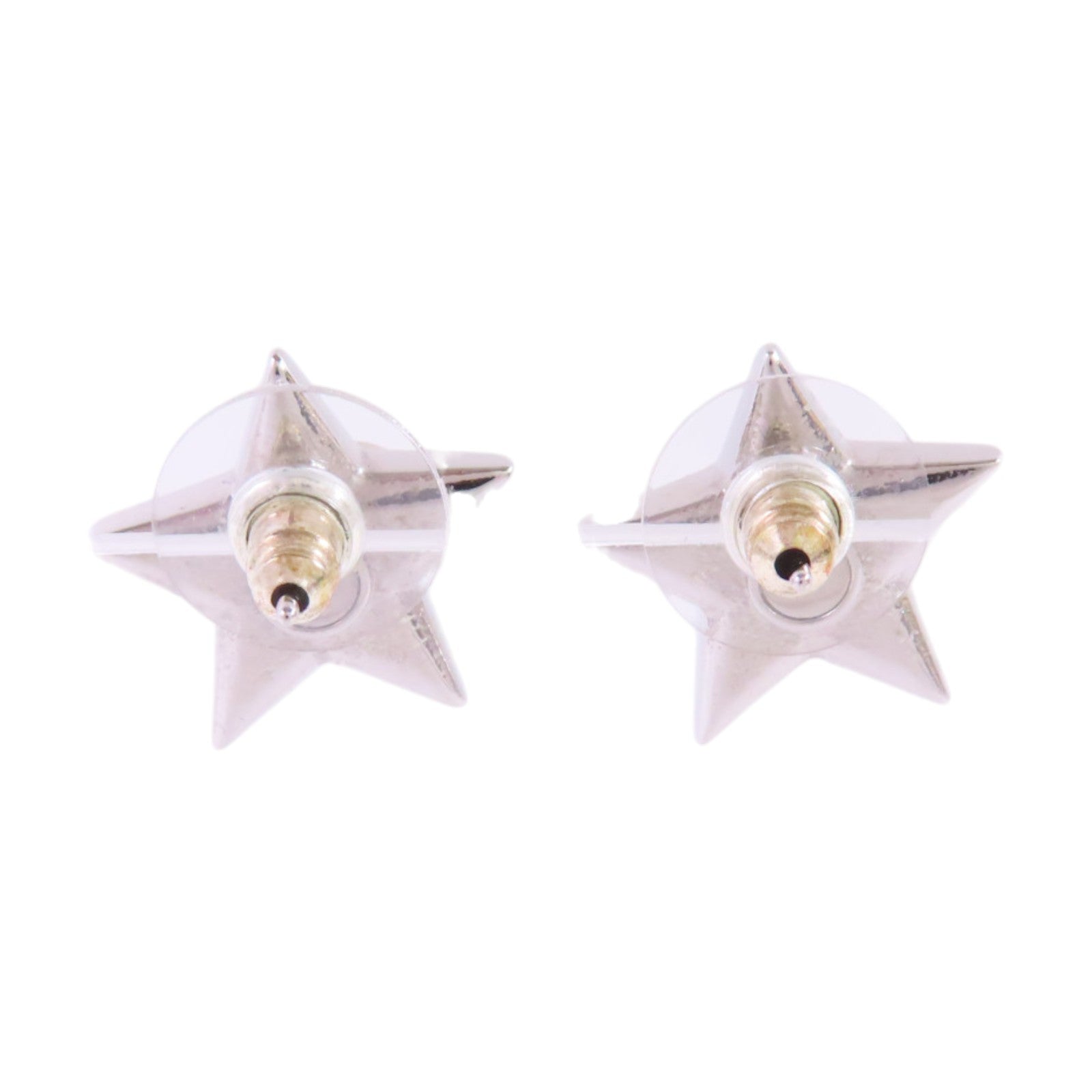 CHANEL 金屬Earrings銀扣耳環