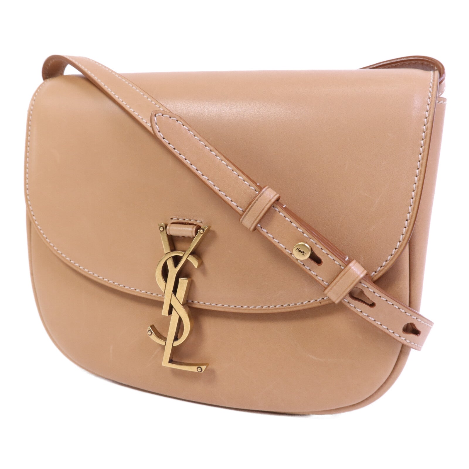 YVES SAINT LAURENT 牛皮皮革Kaia Bag金扣肩背袋