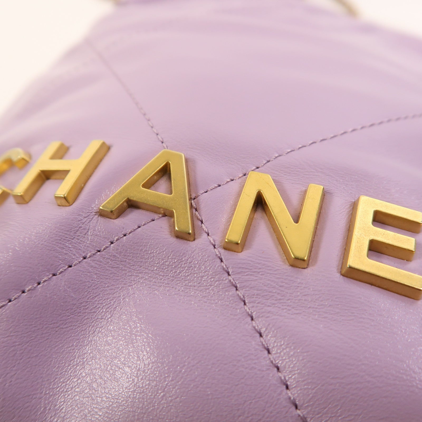 CHANEL 【激減優惠】牛皮皮革Chanel 22 Mini金扣手挽肩背兩用袋