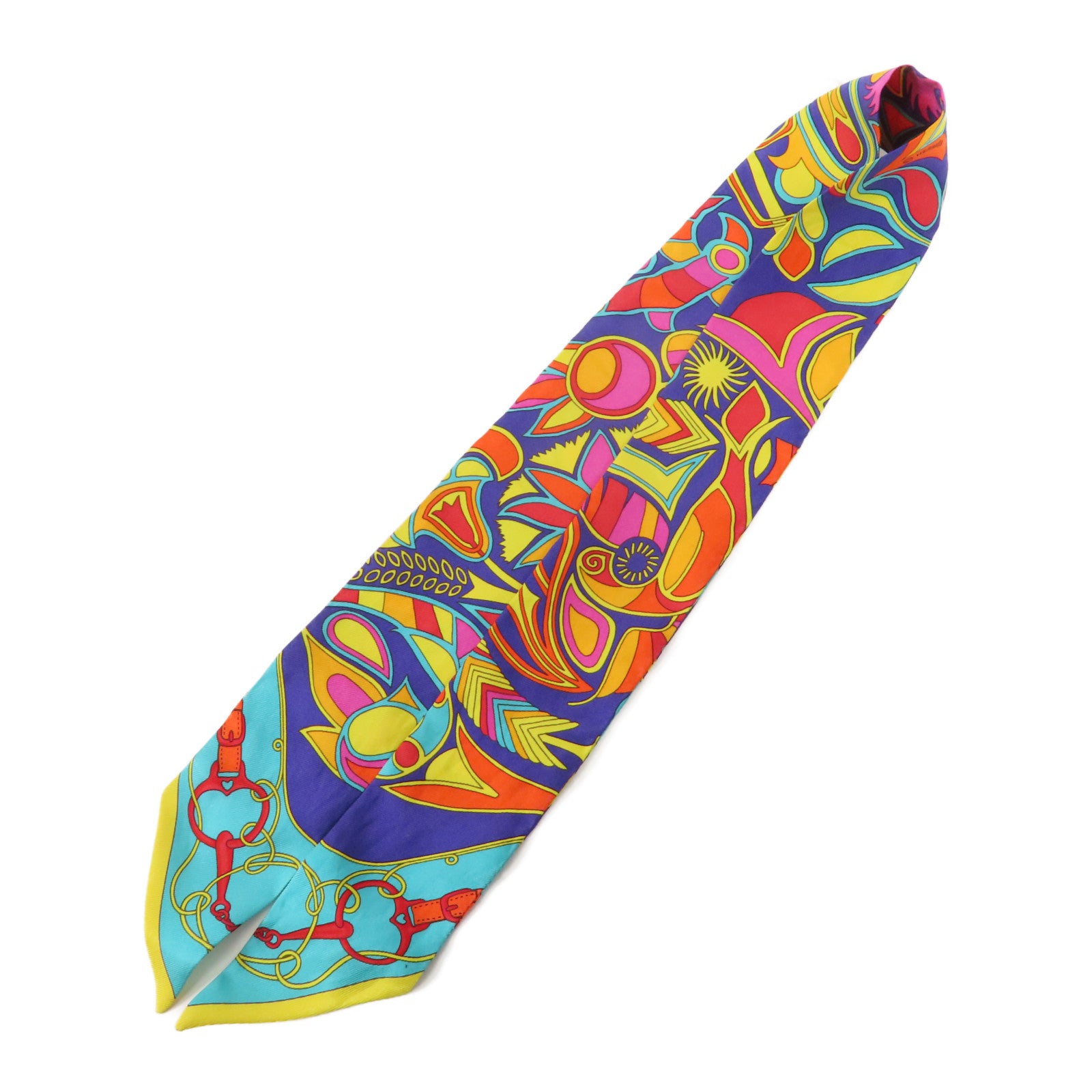 HERMES 絲質Twilly絲巾