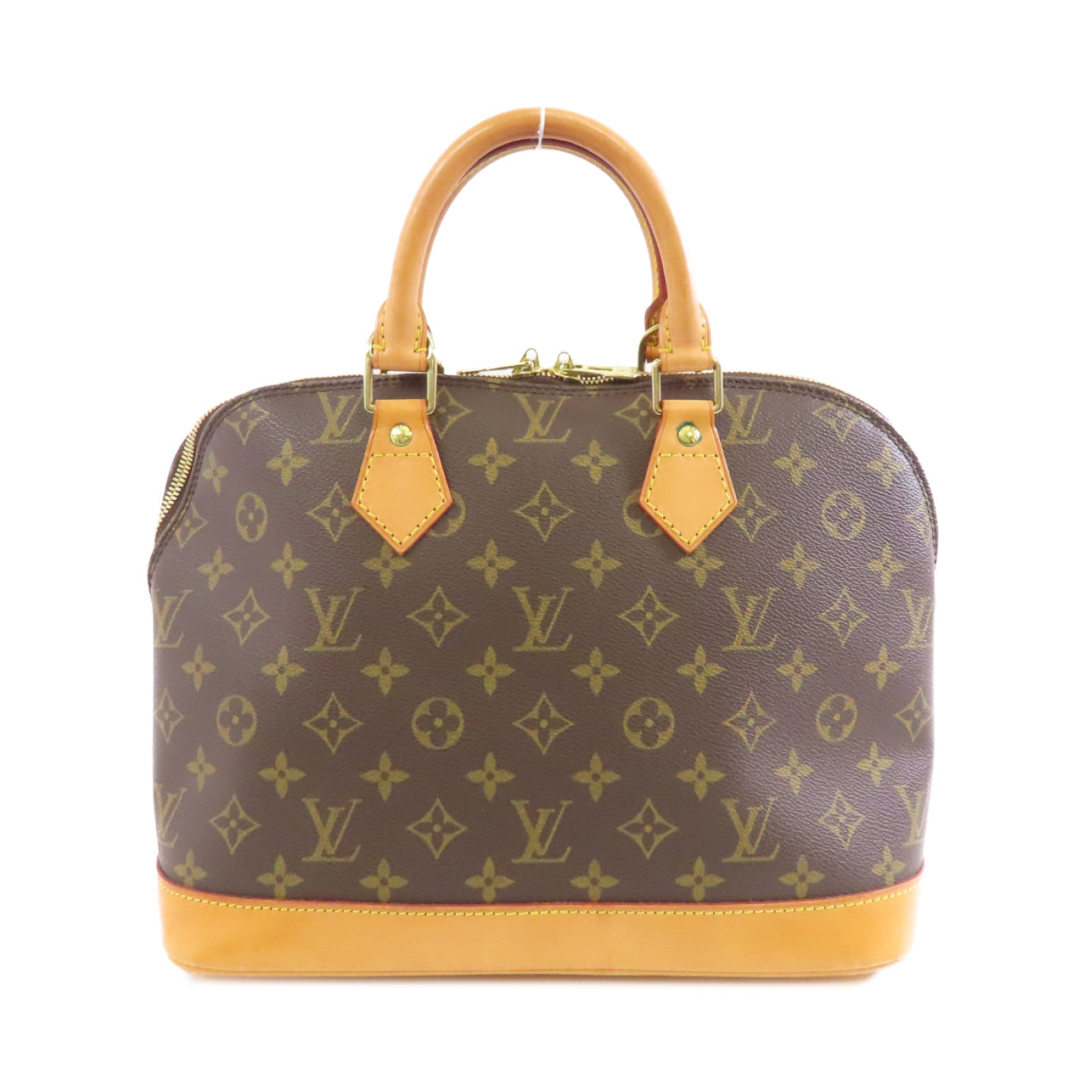 LOUIS VUITTON 【激減優惠】Monogram Alma PM金扣手挽袋啡色