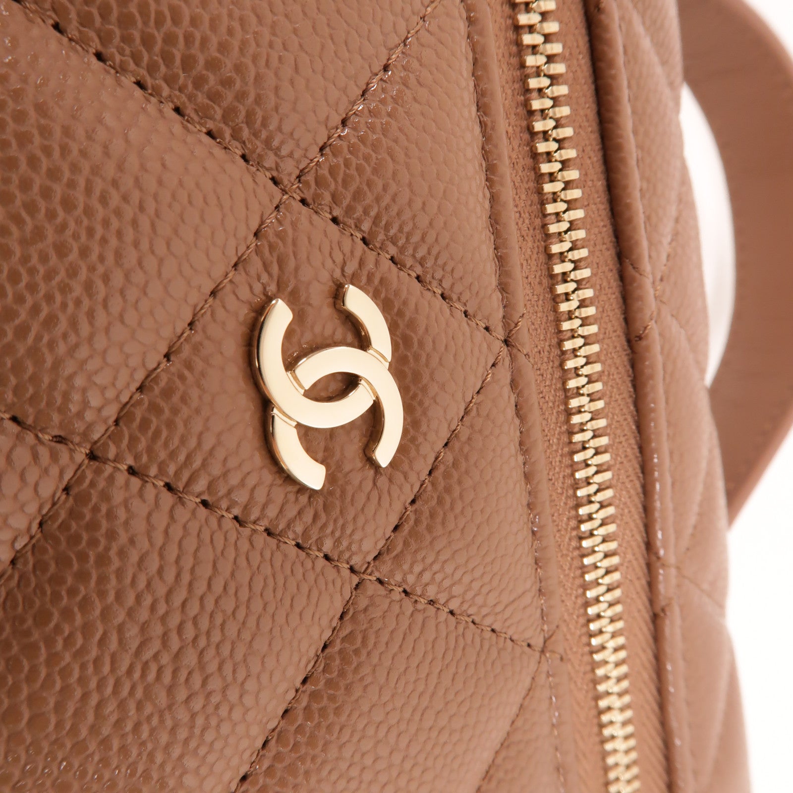 CHANEL 牛皮皮革Vanity Case手挽肩背兩用袋