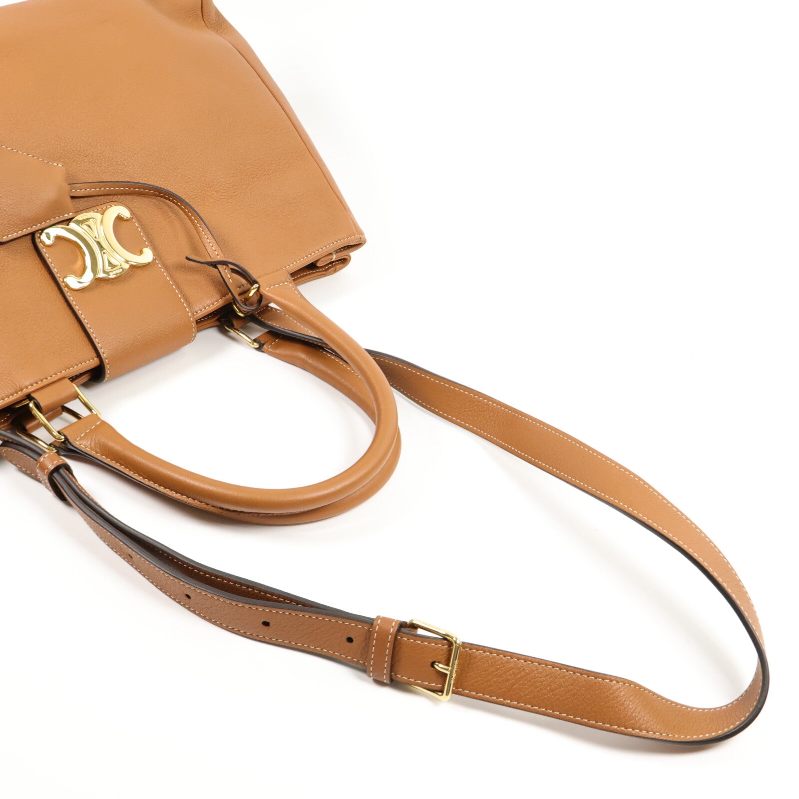 CELINE 牛皮皮革Appoline Bag Medium手挽肩背兩用袋